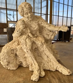 Robert Berks Plaster Sculpture Clara McBride Hale