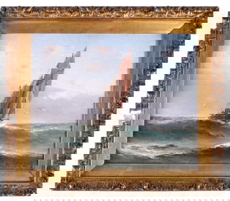 Theodore V. C. Valenkamph Nautical Ship Painting