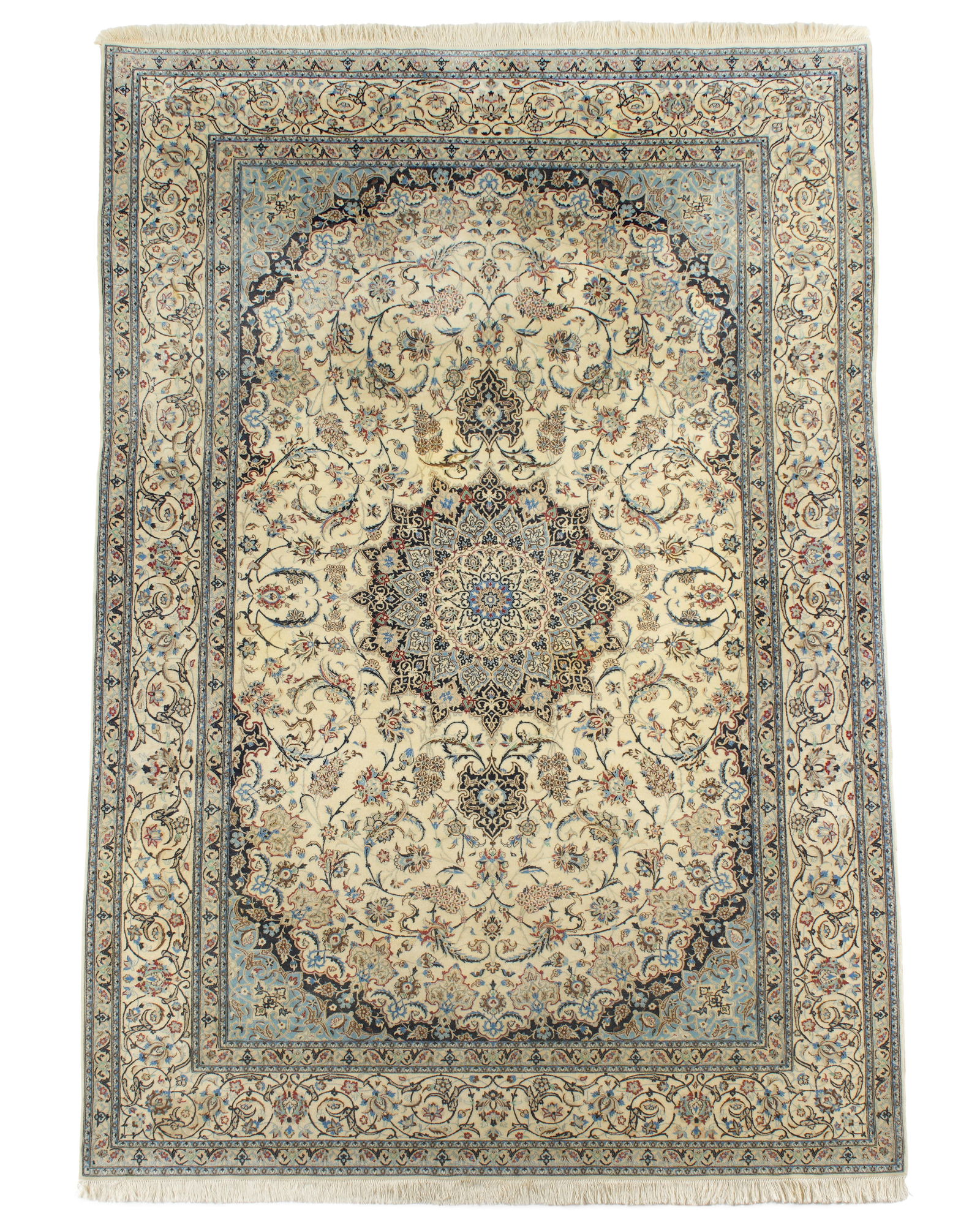 Silk Persian Oriental Carpet Rug (1 of 7)