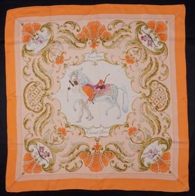 Hermes Cheval Turc Silk Scarf and Box