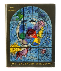 Marc Chagall The Jerusalem Windows Book with 2 Lithographs
