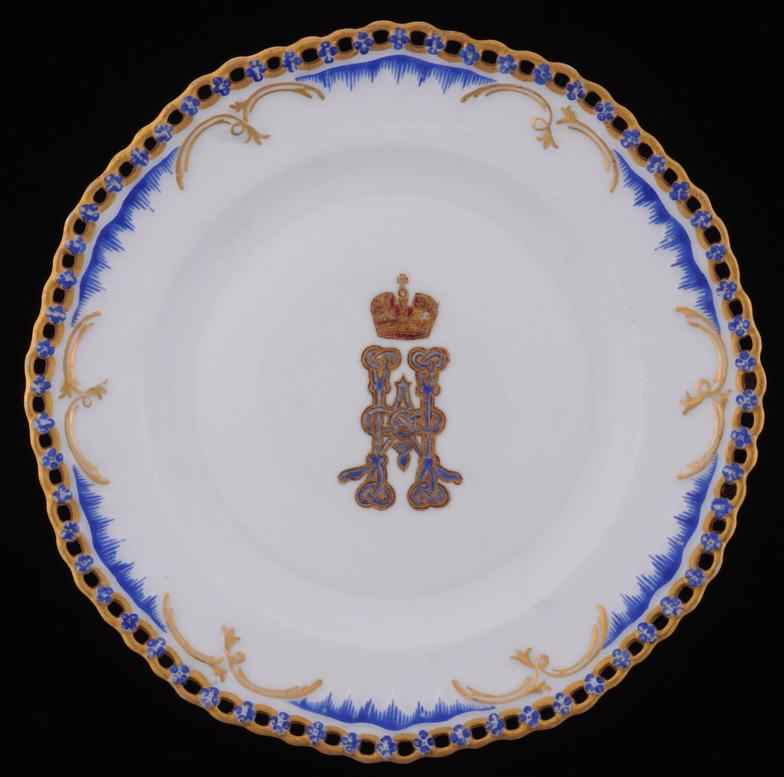 Nikolai Alexanderovich Russian Porcelain Plate (1 of 6)