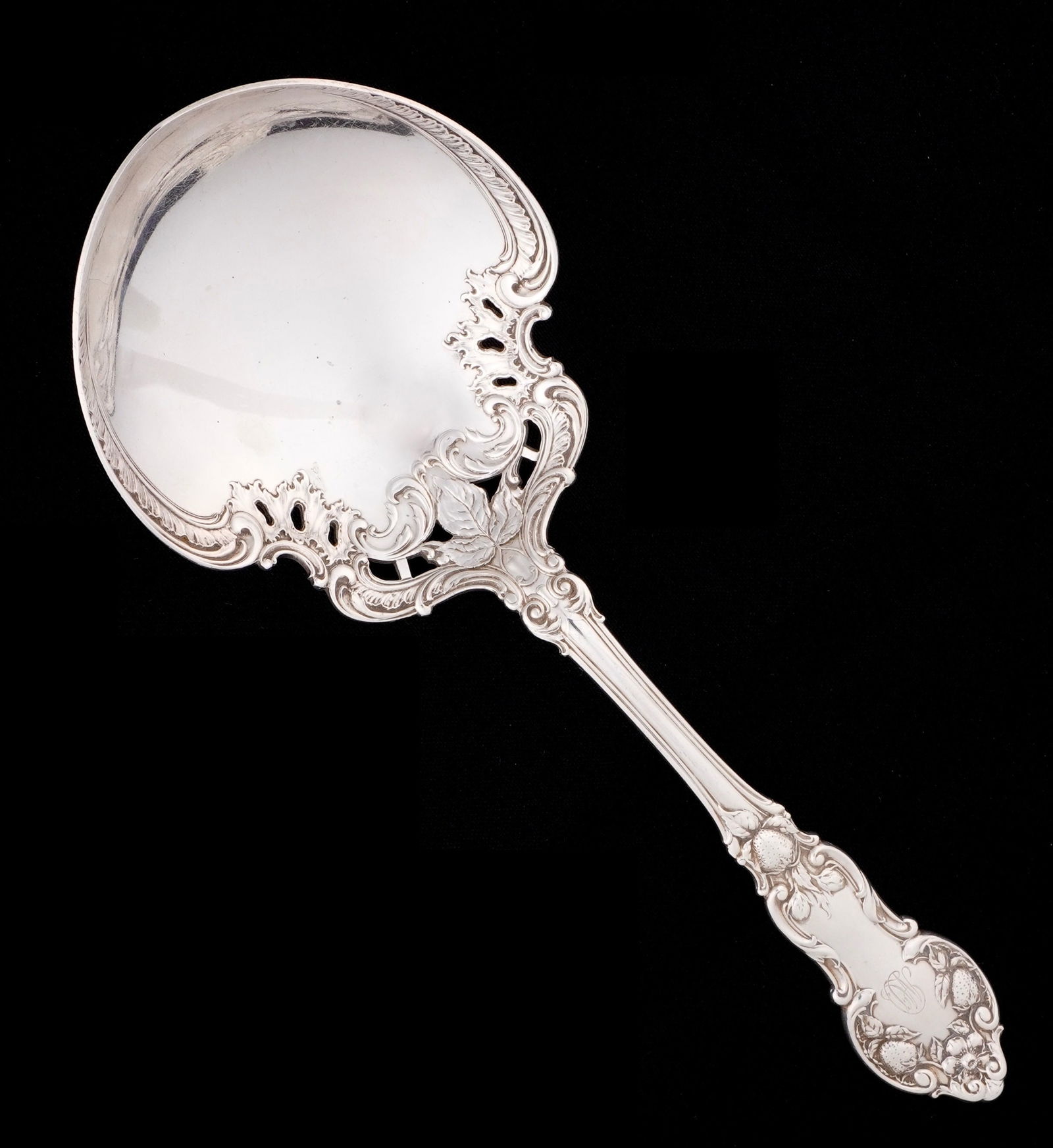 Large Gorham Sterling Silver H 882 Berry Spoon (1 of 6)