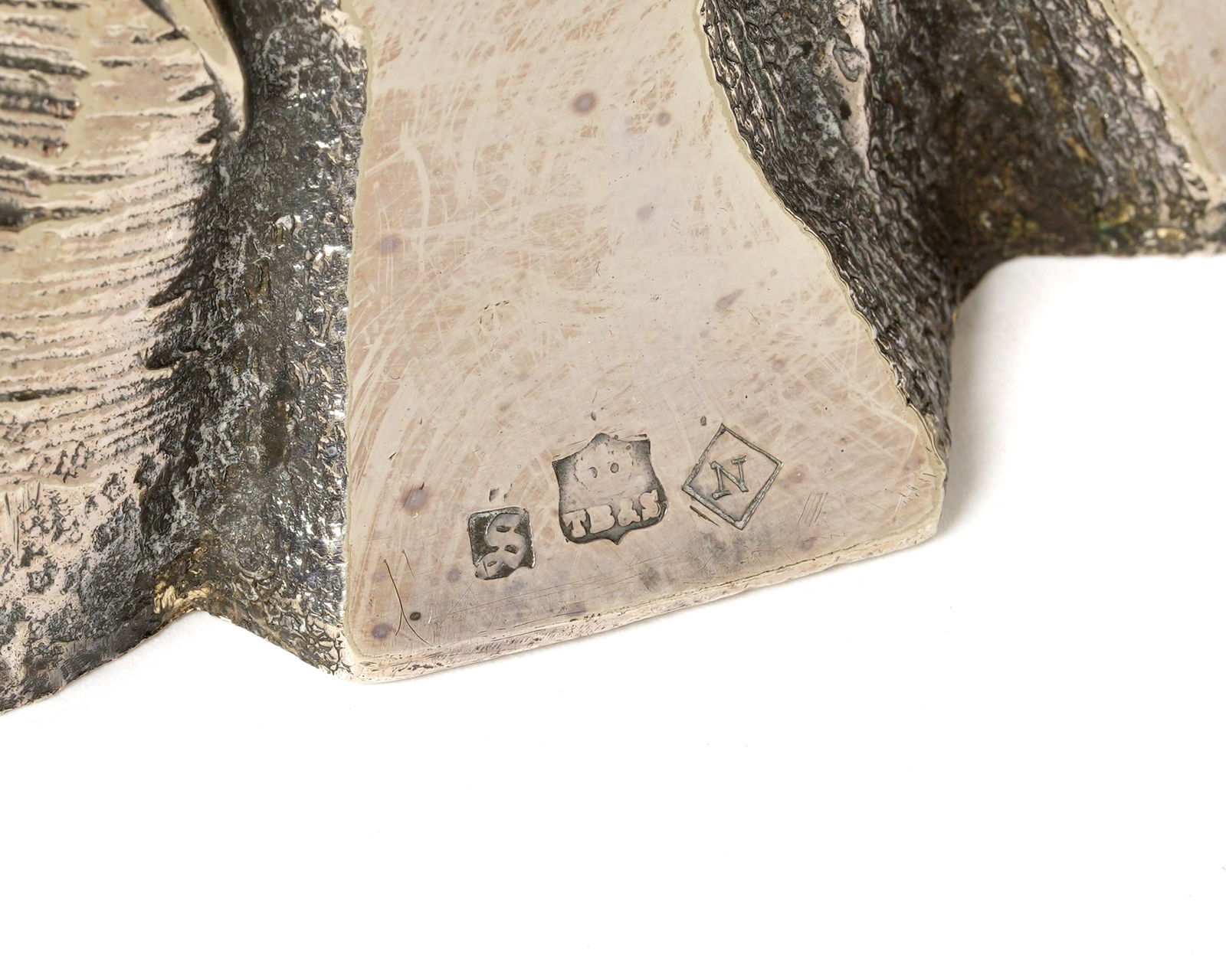 Seven Silverplate Elkington Style Palm Tree Epergnes - 9