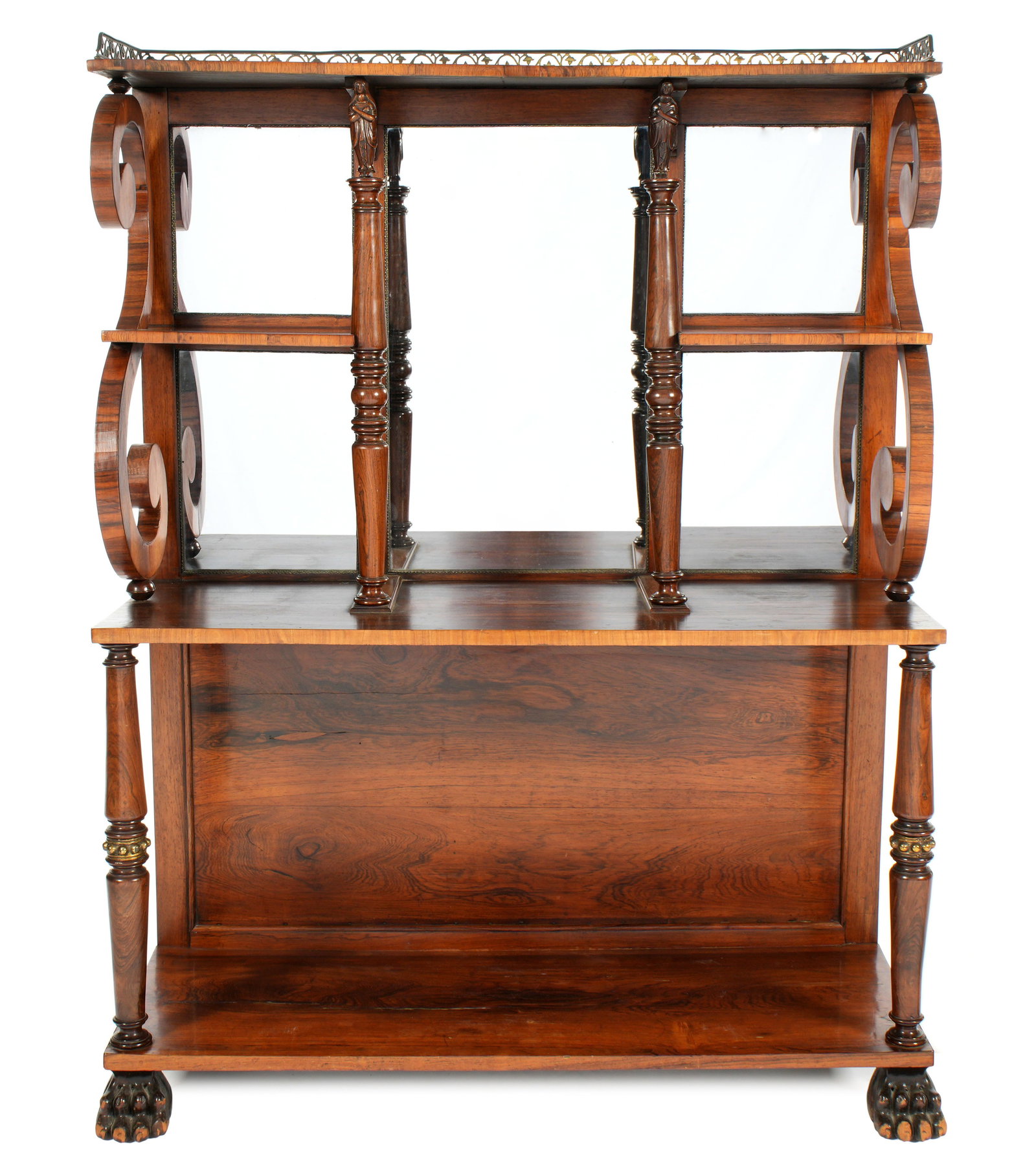 French Empire Rosewood Etagere - 3