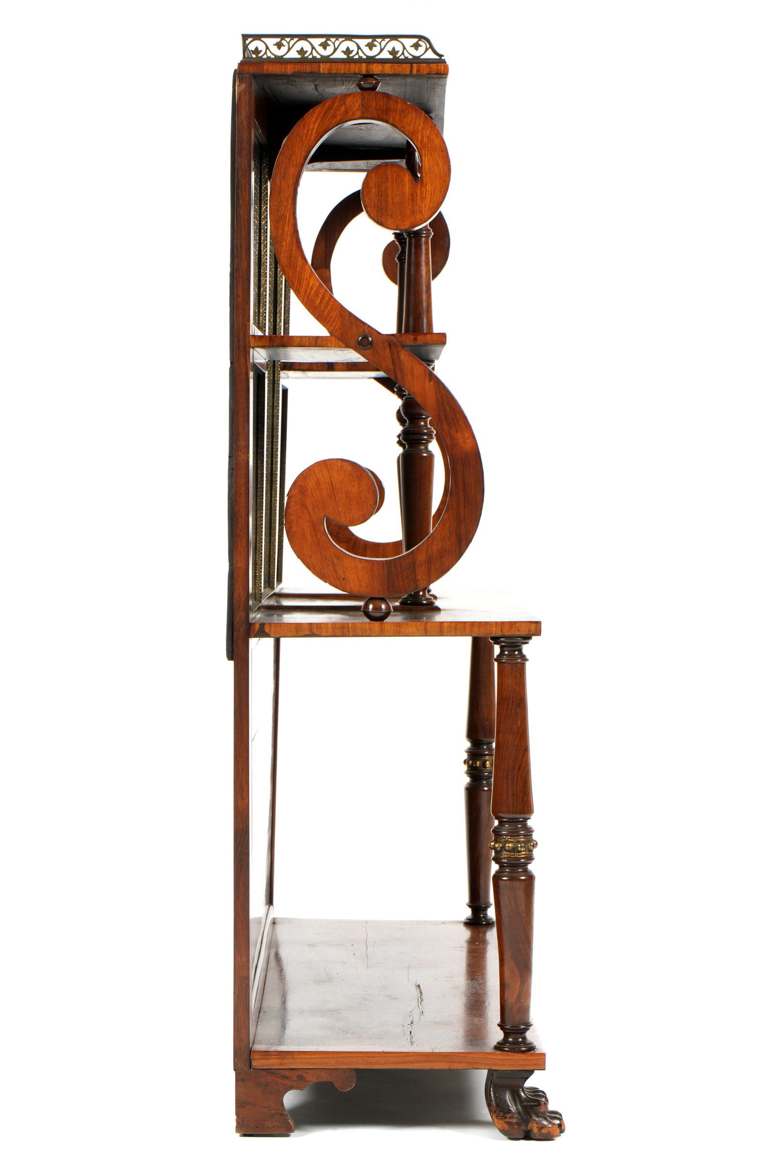 French Empire Rosewood Etagere - 6