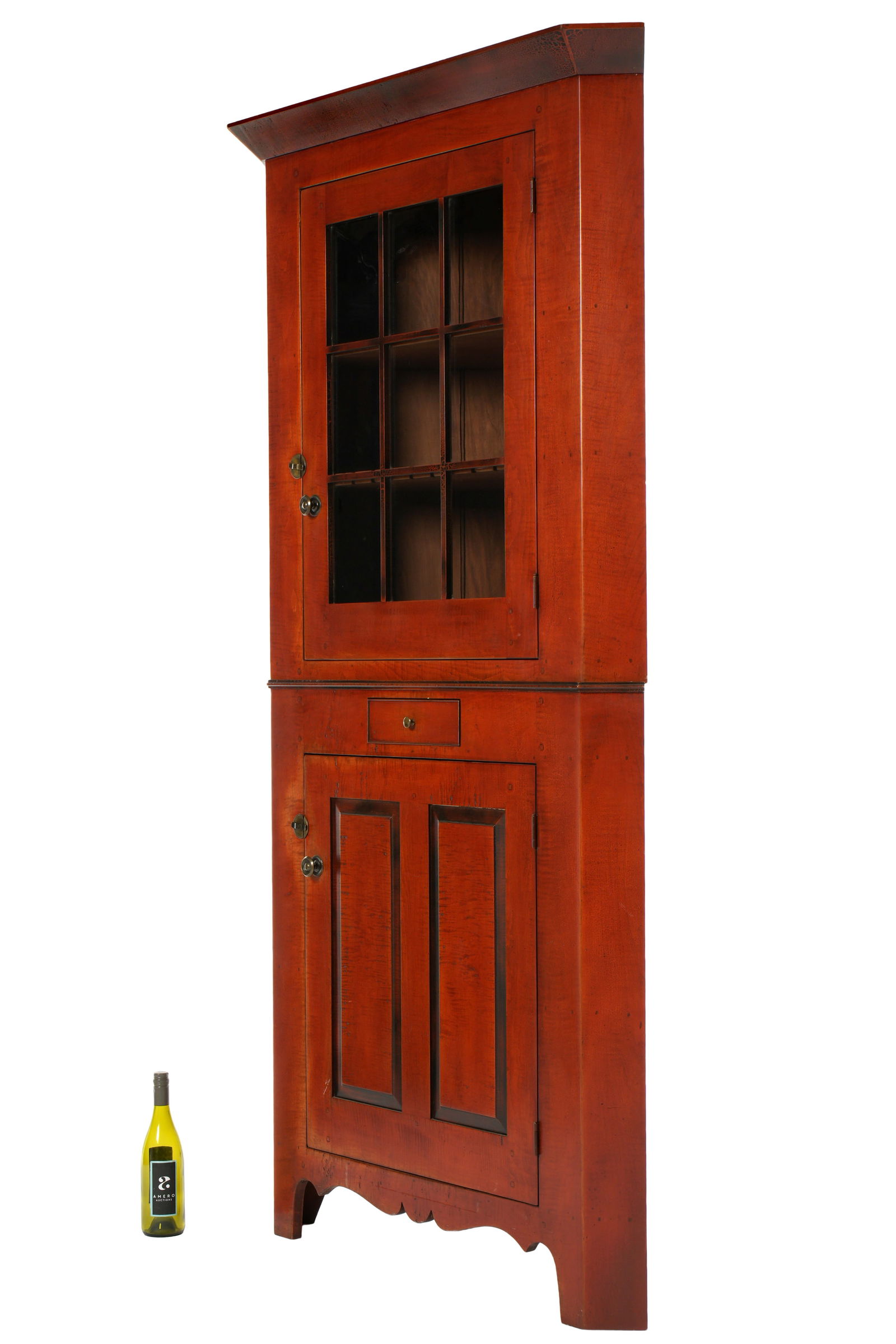 David T Smith Cherry Corner Cabinet - 3