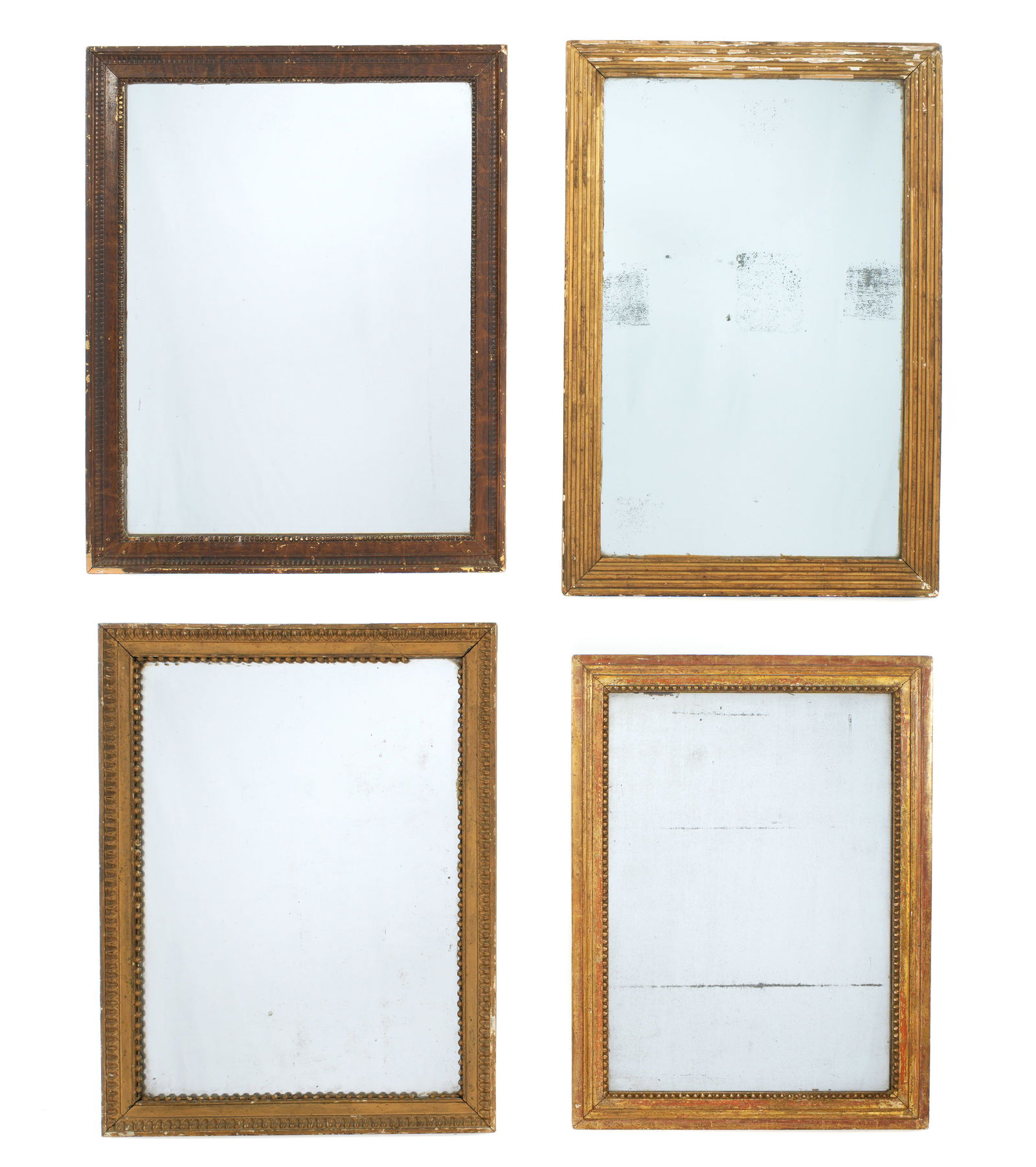 FOUR 18TH / 19TH C CARVED FRENCH MIRRORS: DESCRIPTION COMING SOON