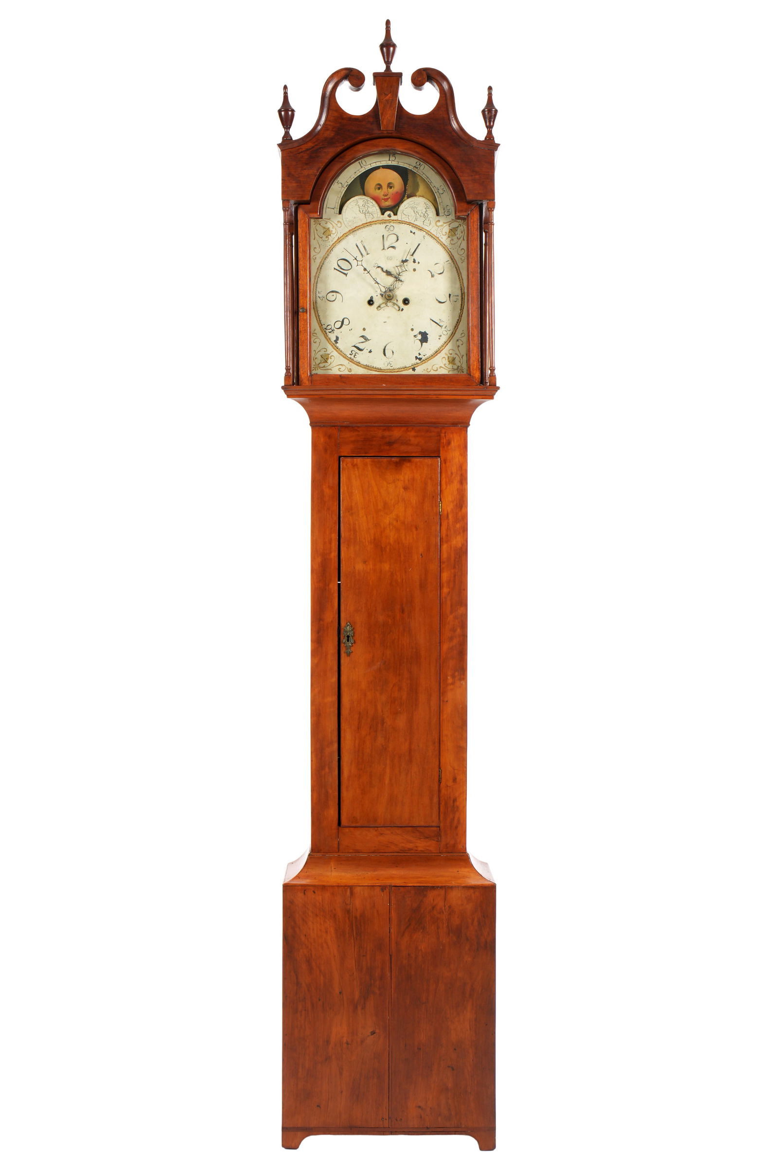 Samuel Curtis Federal Cherry Tall Case Clock (1 of 13)