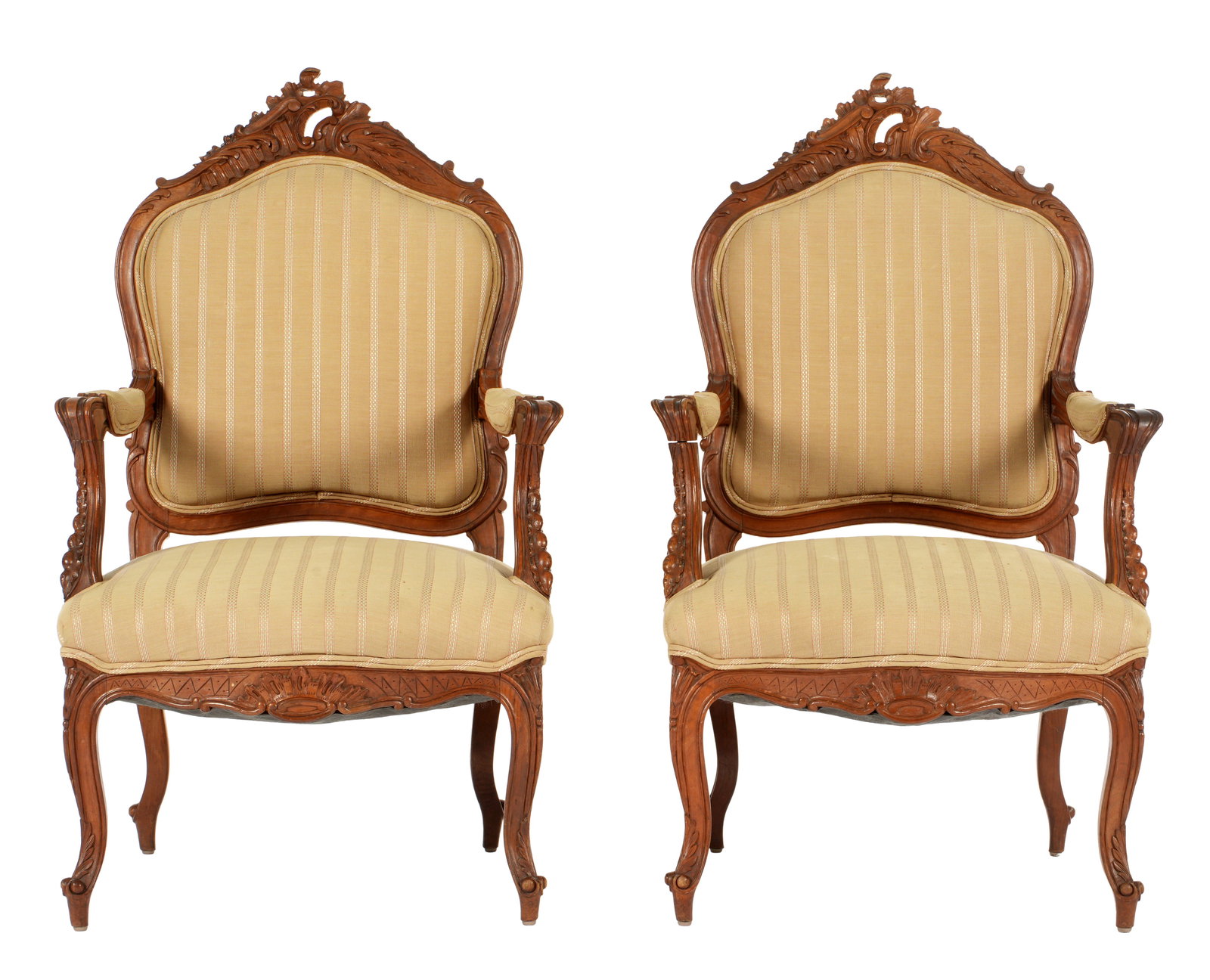 Set of Eight Louis XV Style Dining Chairs - 7