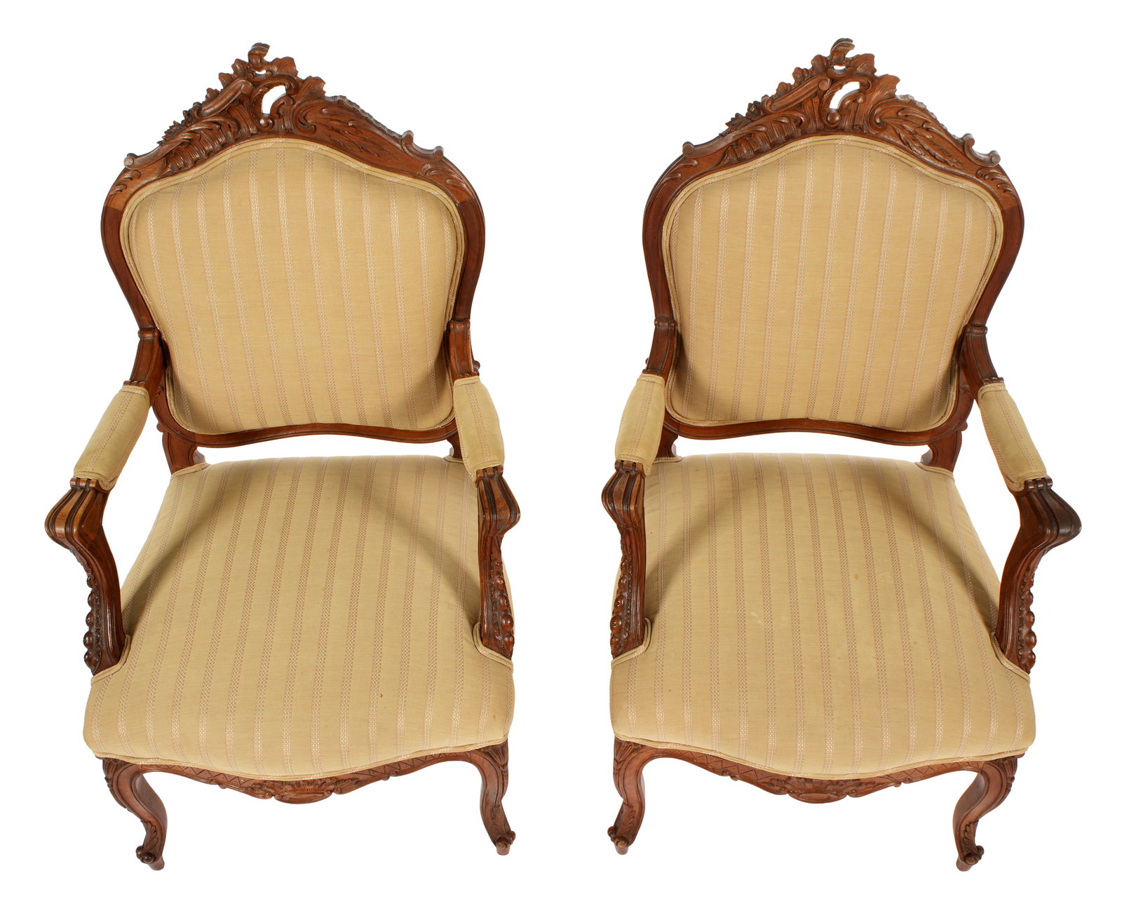Set of Eight Louis XV Style Dining Chairs - 9