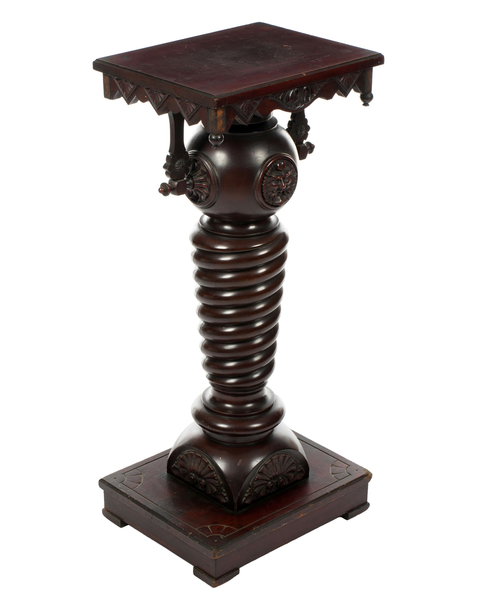 R.J. Horner Victorian Mahogany Sculpture Pedestal (1 of 8)