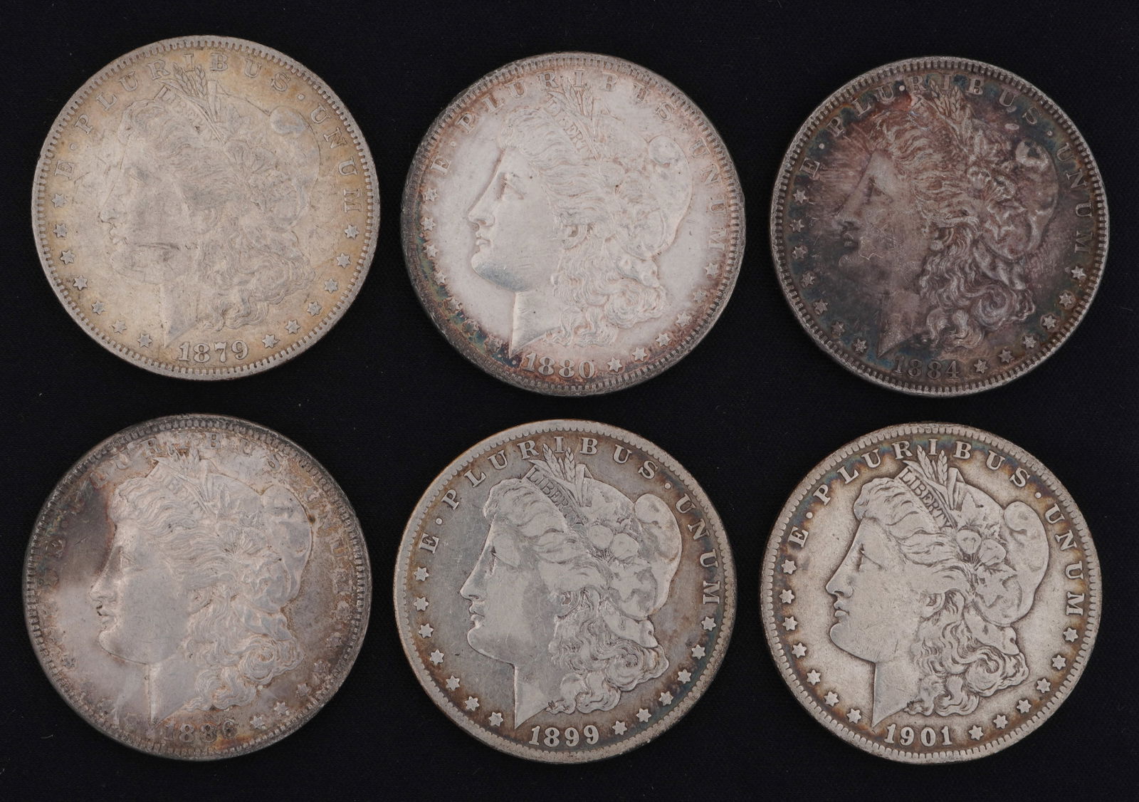 12 US Morgan Silver Dollars - 2