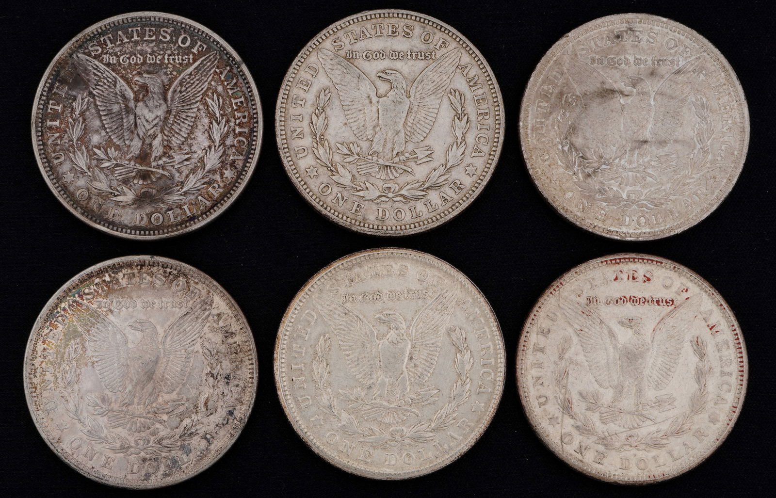 12 US Morgan Silver Dollars - 5