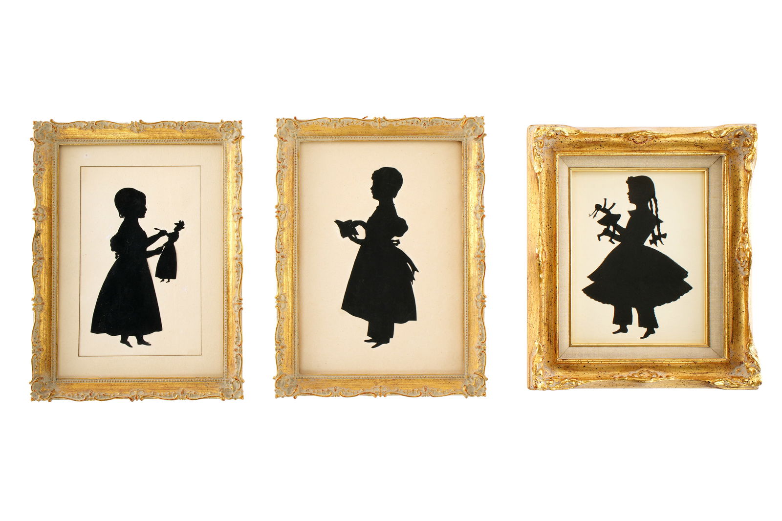 3 19th C. Silhouettes to include August Edouart (1 of 4)