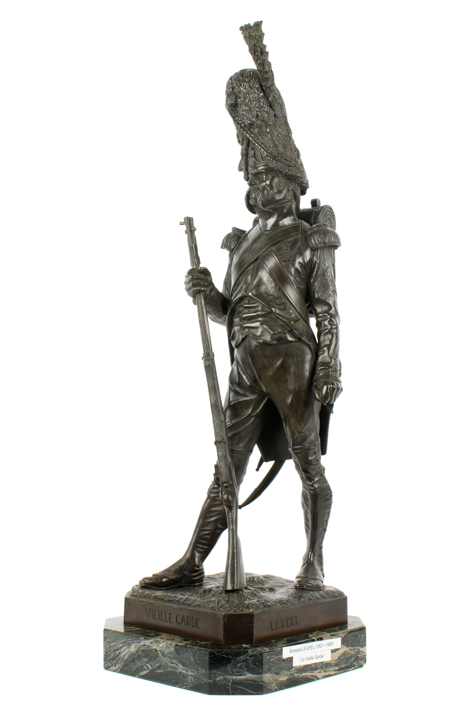 Armand Le Veel Vielle Garde French Soldier Bronze (1 of 8)