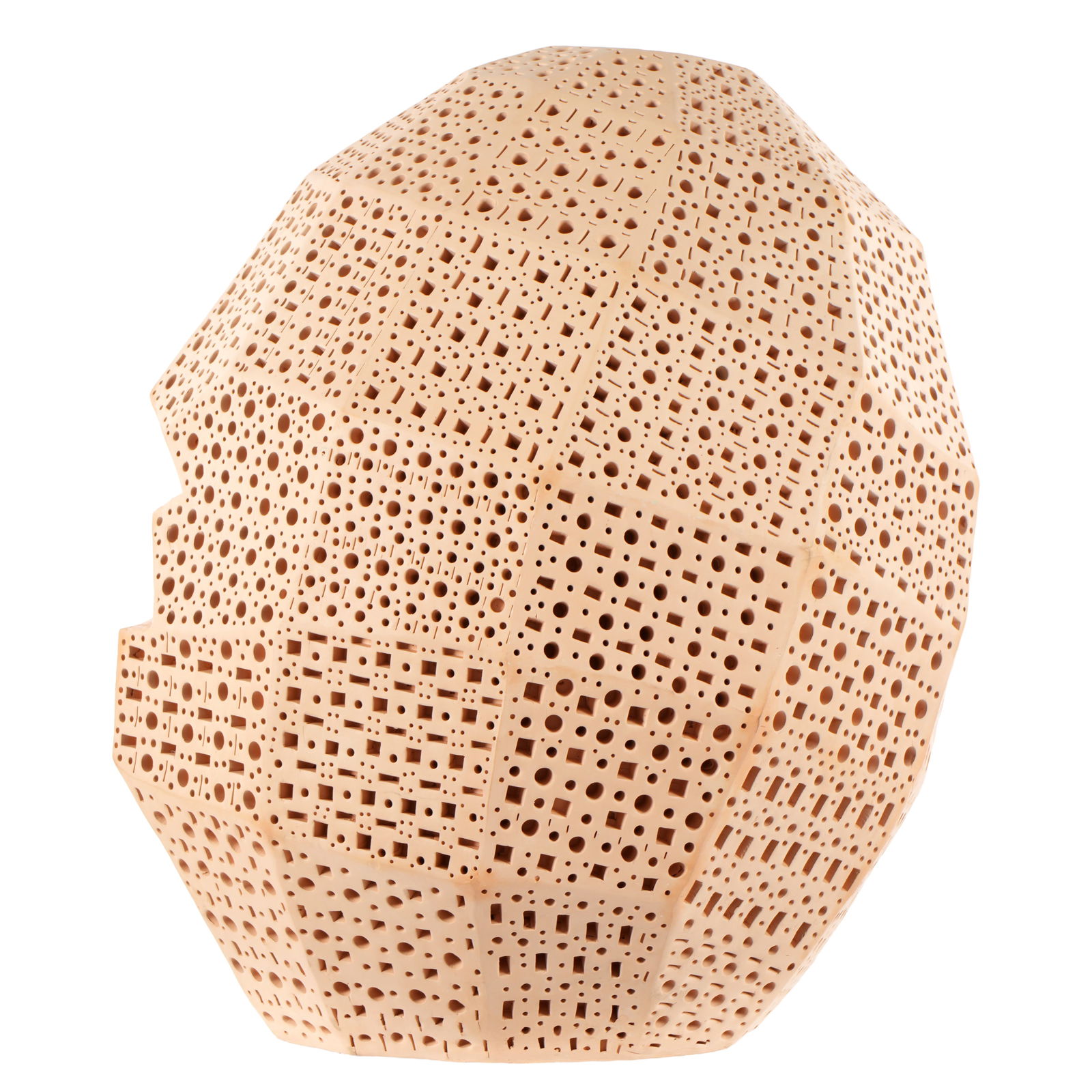 Alexander Ney Geometric Head Terracotta Sculpture (1 of 7)