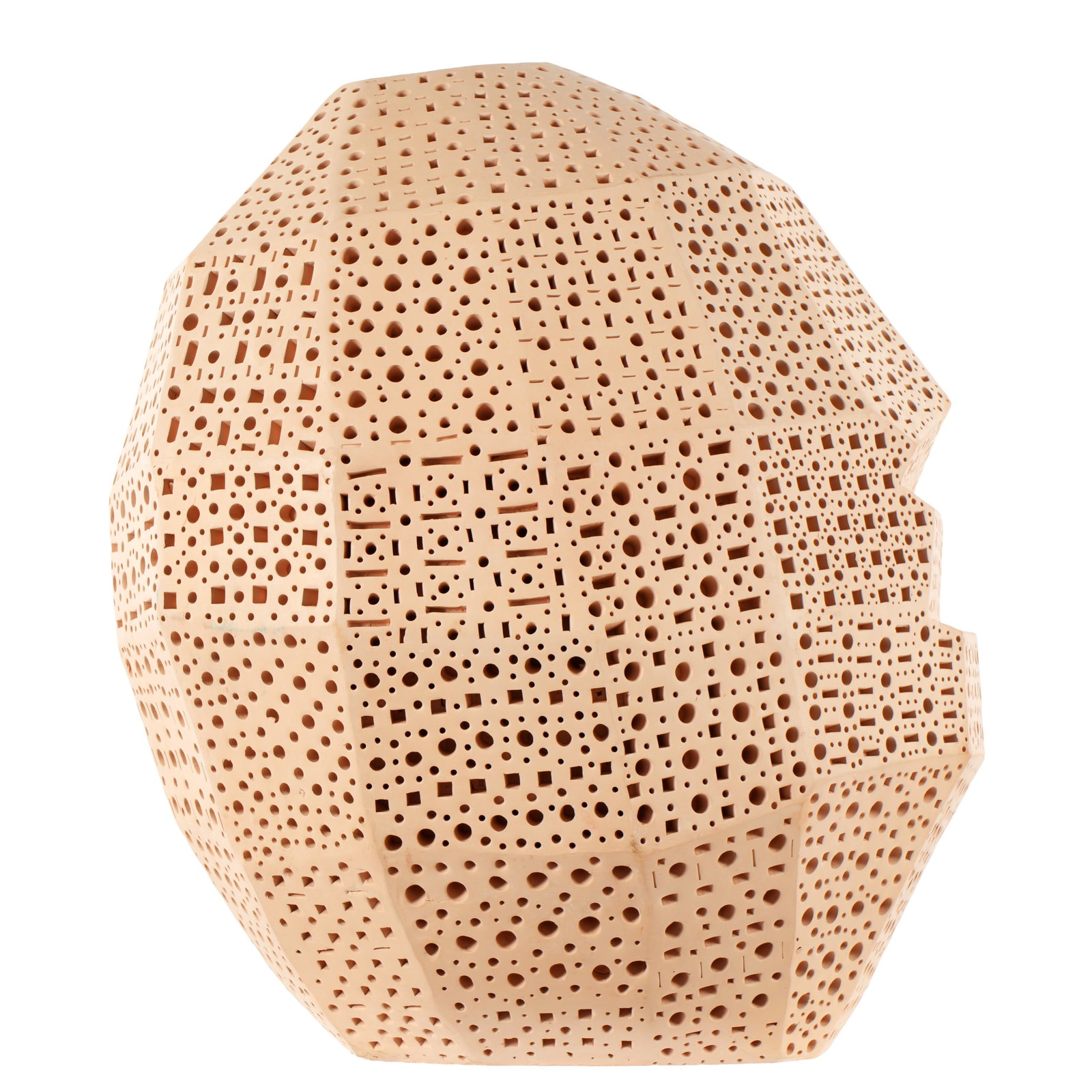 Alexander Ney Geometric Head Terracotta Sculpture - 4