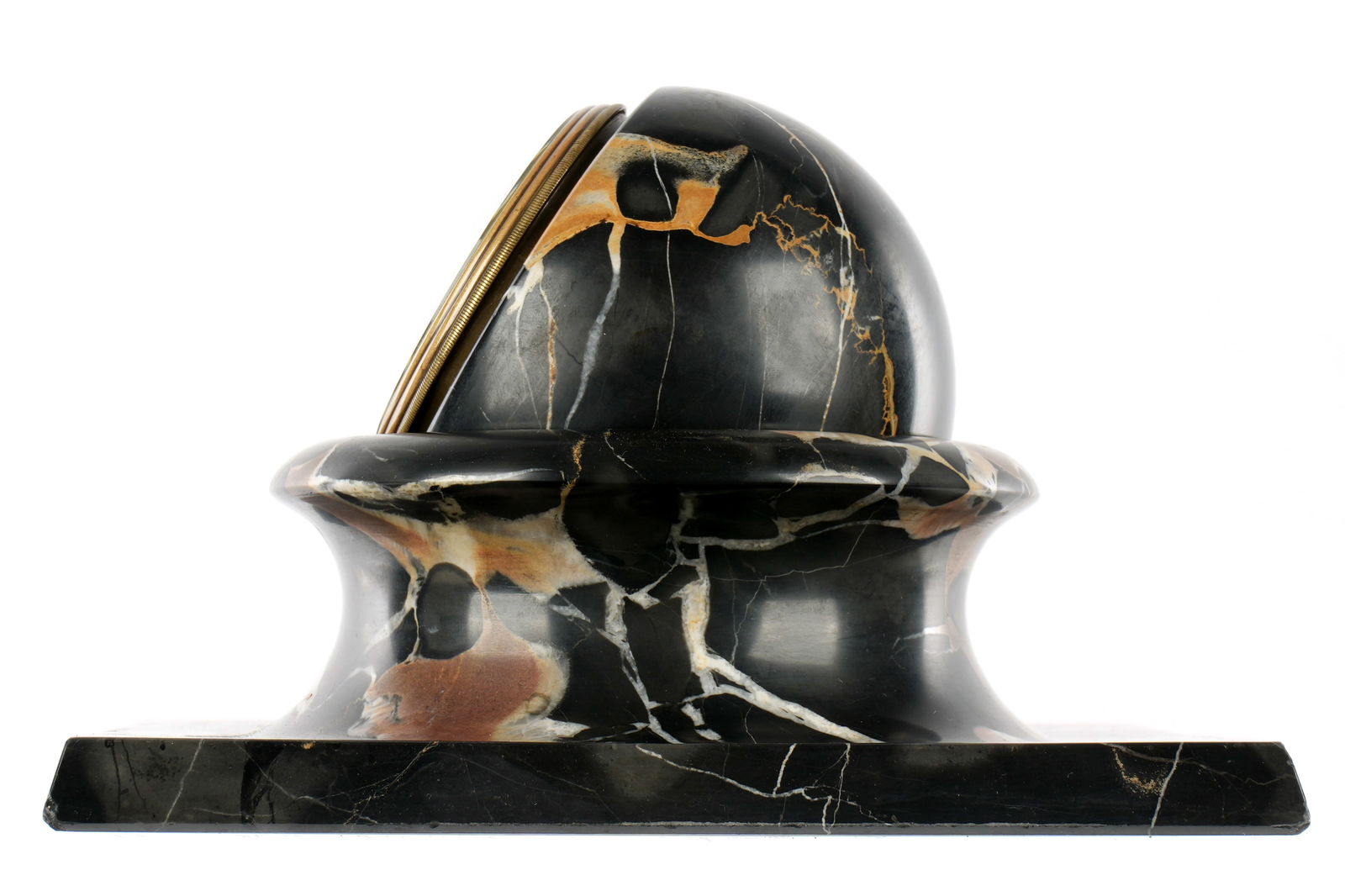 Zenith Bezel Wind Marble Desk Clock - 4