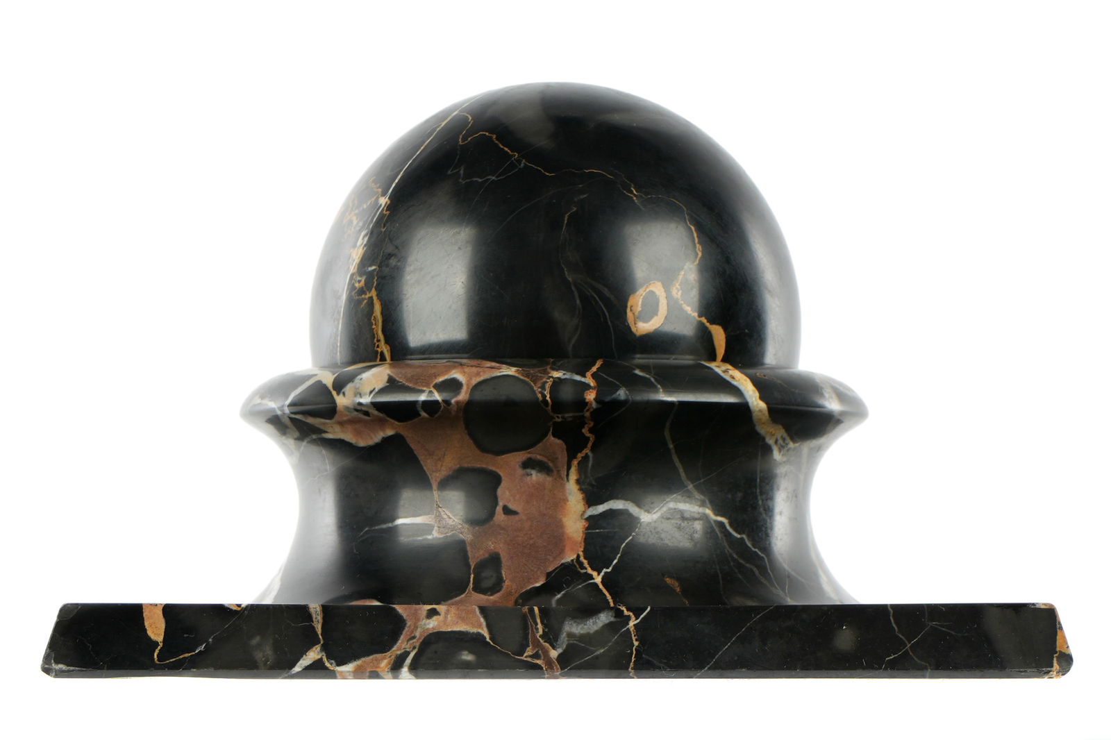 Zenith Bezel Wind Marble Desk Clock - 5