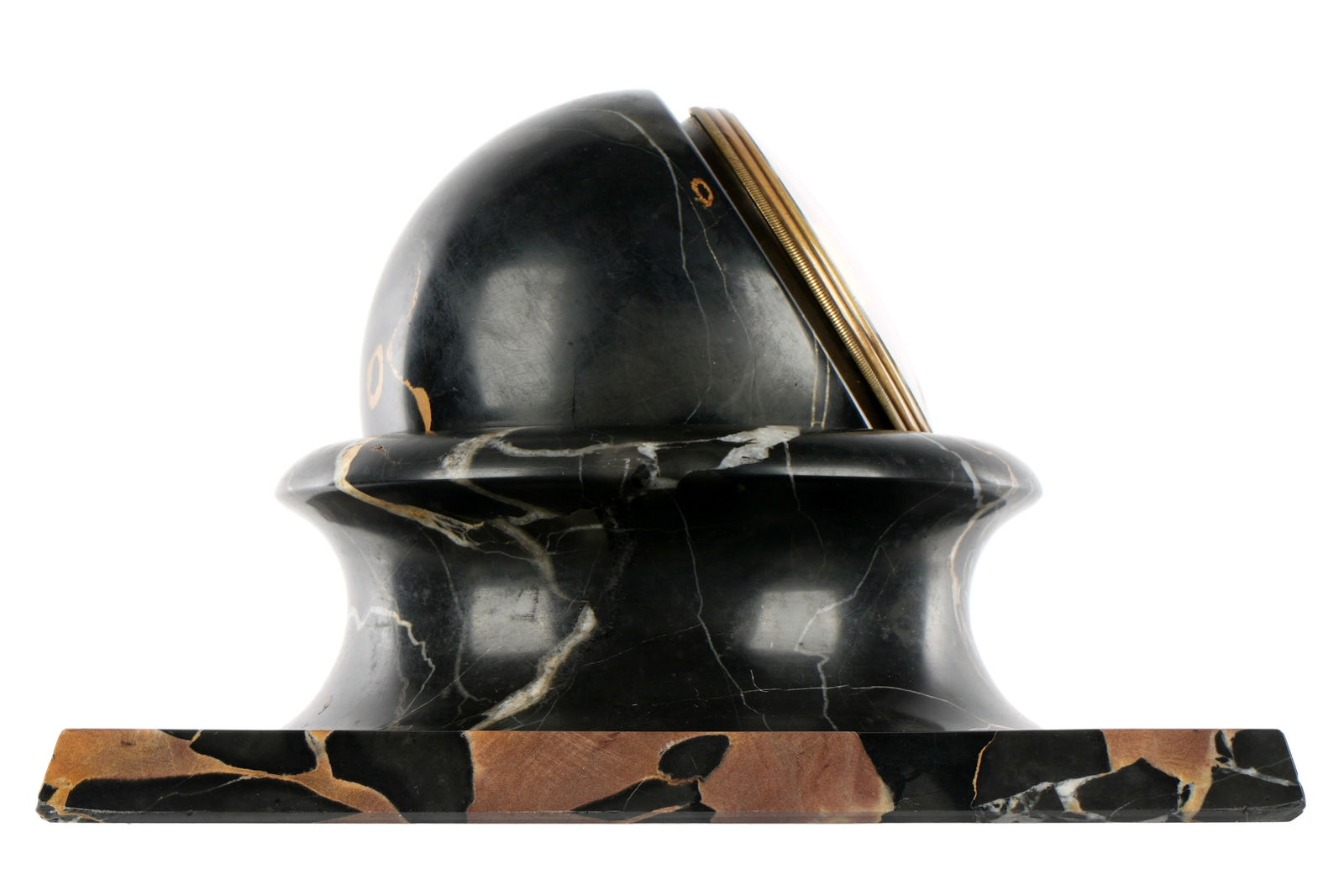 Zenith Bezel Wind Marble Desk Clock - 6