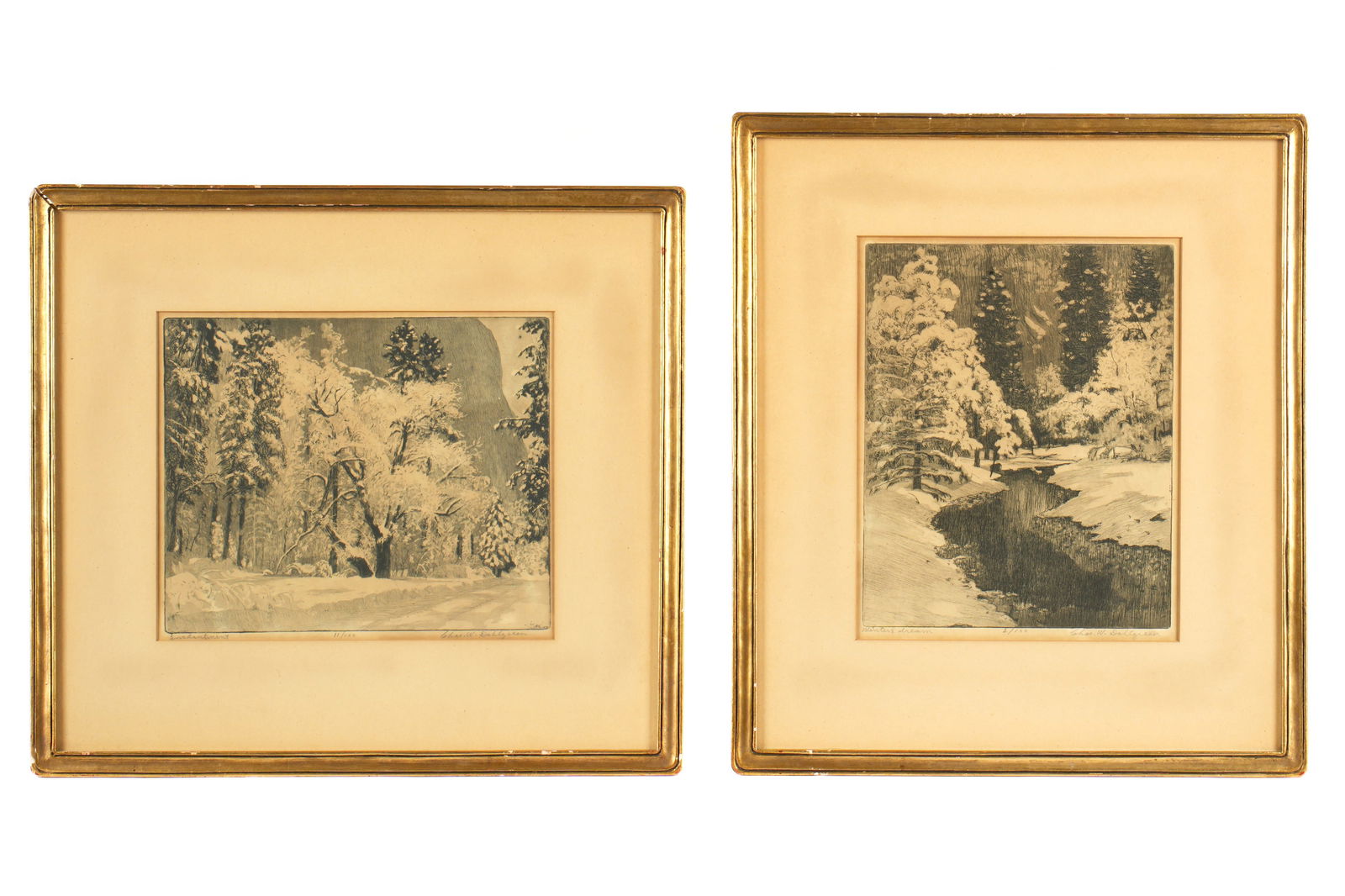 Two Charles Dahlgreen Woodblock Prints (1 of 10)