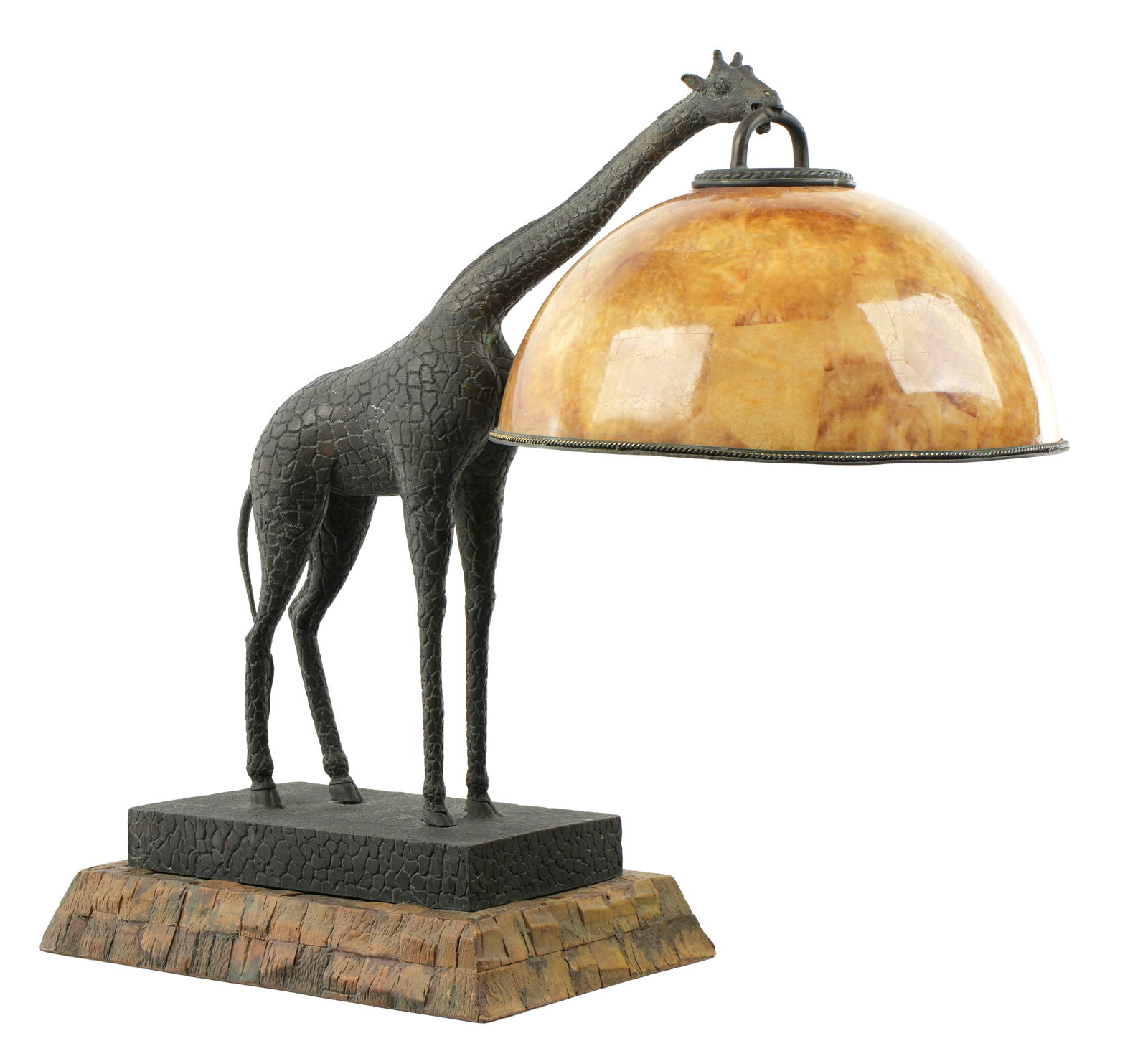 Maitland Smith Bronze Giraffe Table Lamp (1 of 5)