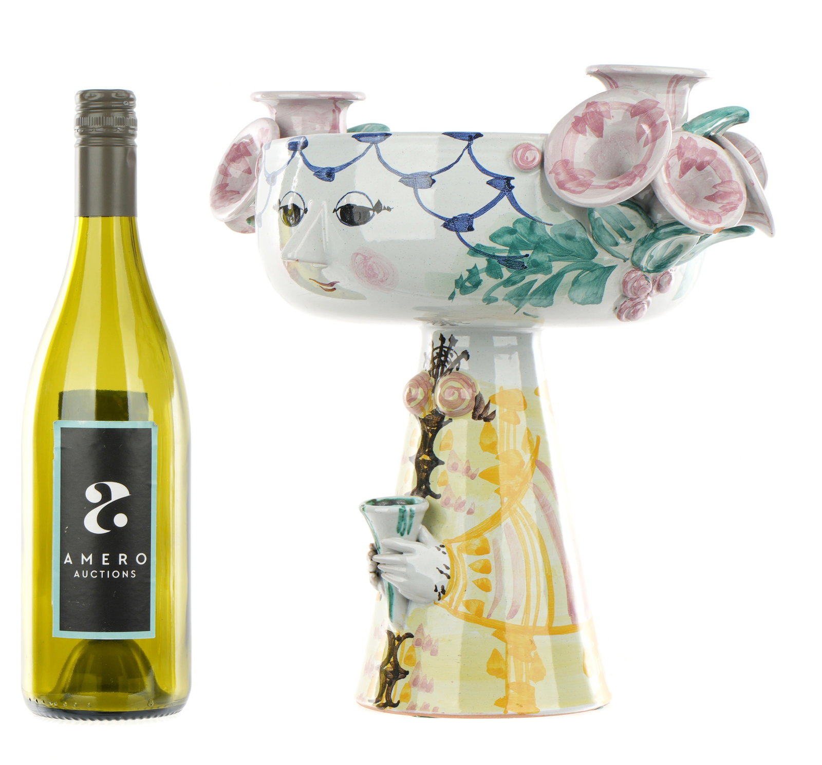 Bjorn Wiinblad Denmark Figural Compote - 2