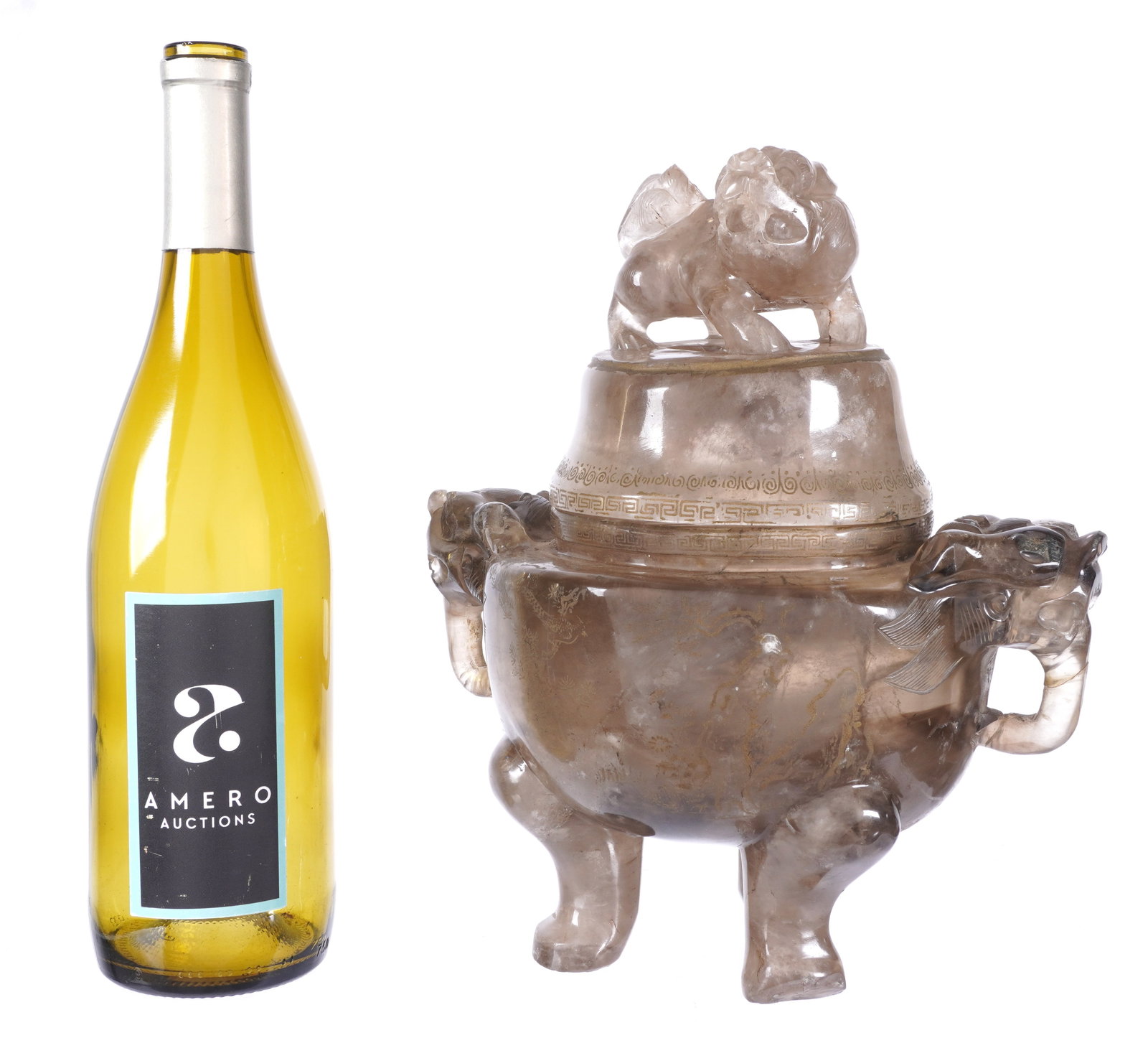 Antique Chinese Rock Crystal Censor - 2