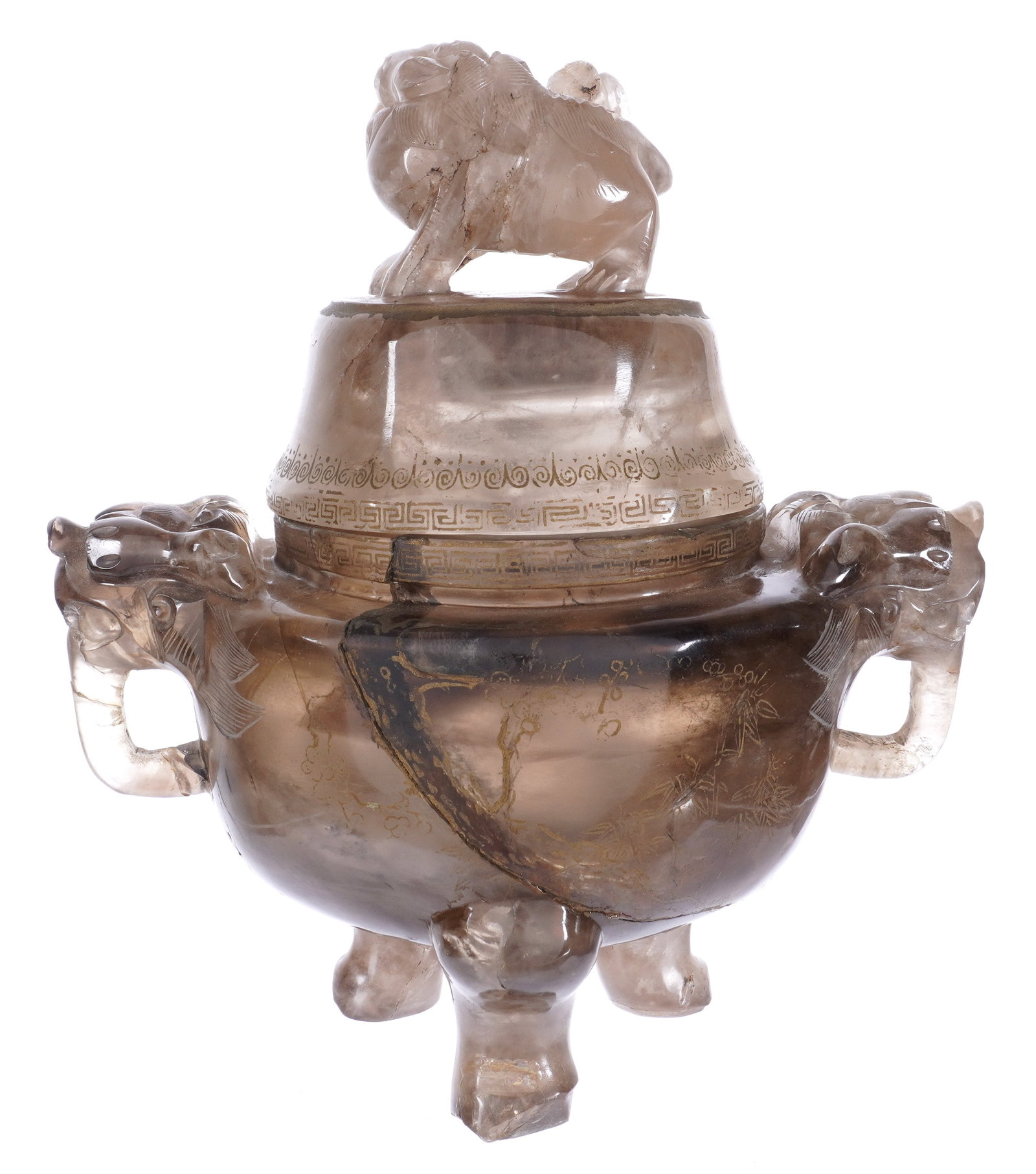 Antique Chinese Rock Crystal Censor - 5