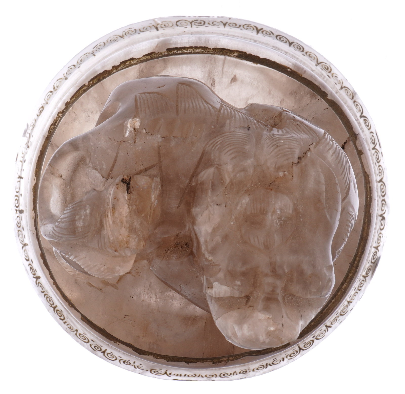 Antique Chinese Rock Crystal Censor - 9