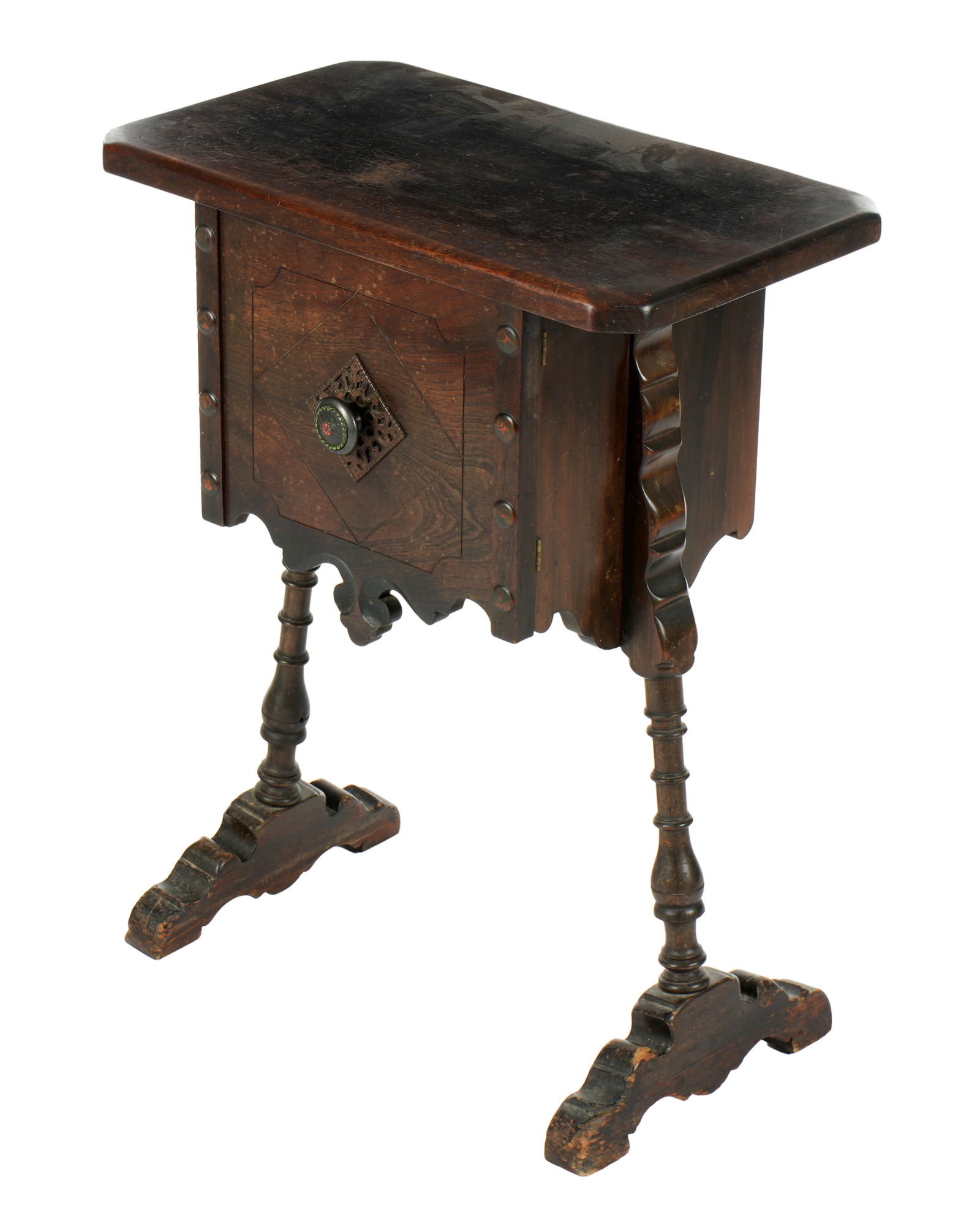 Early 20th C. Renaissance Revival Humidor Stand (1 of 7)