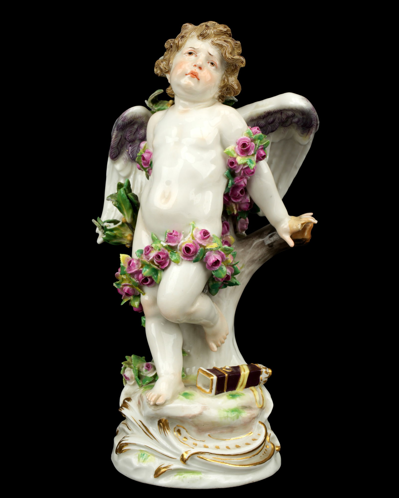 Meissen Sad Face Cupid Porcelain Figure (1 of 2)