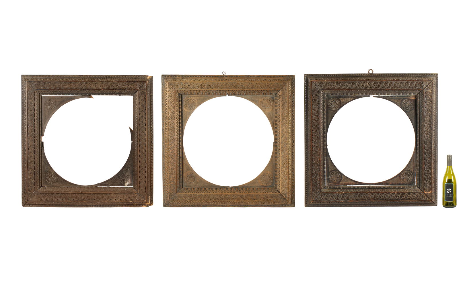 3 CARVED MOROCCAN FRAMES - 2