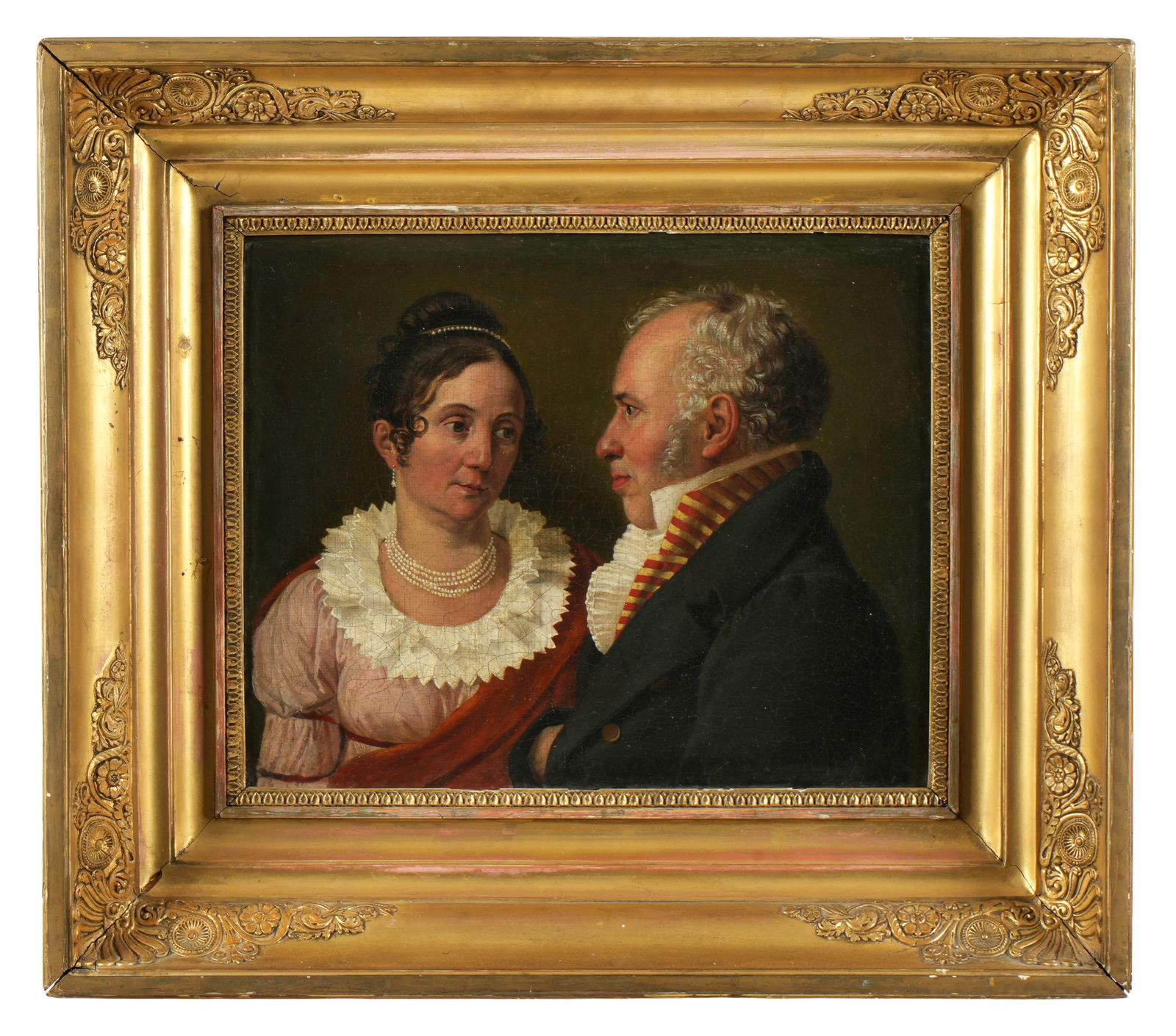 19th Century Portrait of Man and his Wife (1 of 2)