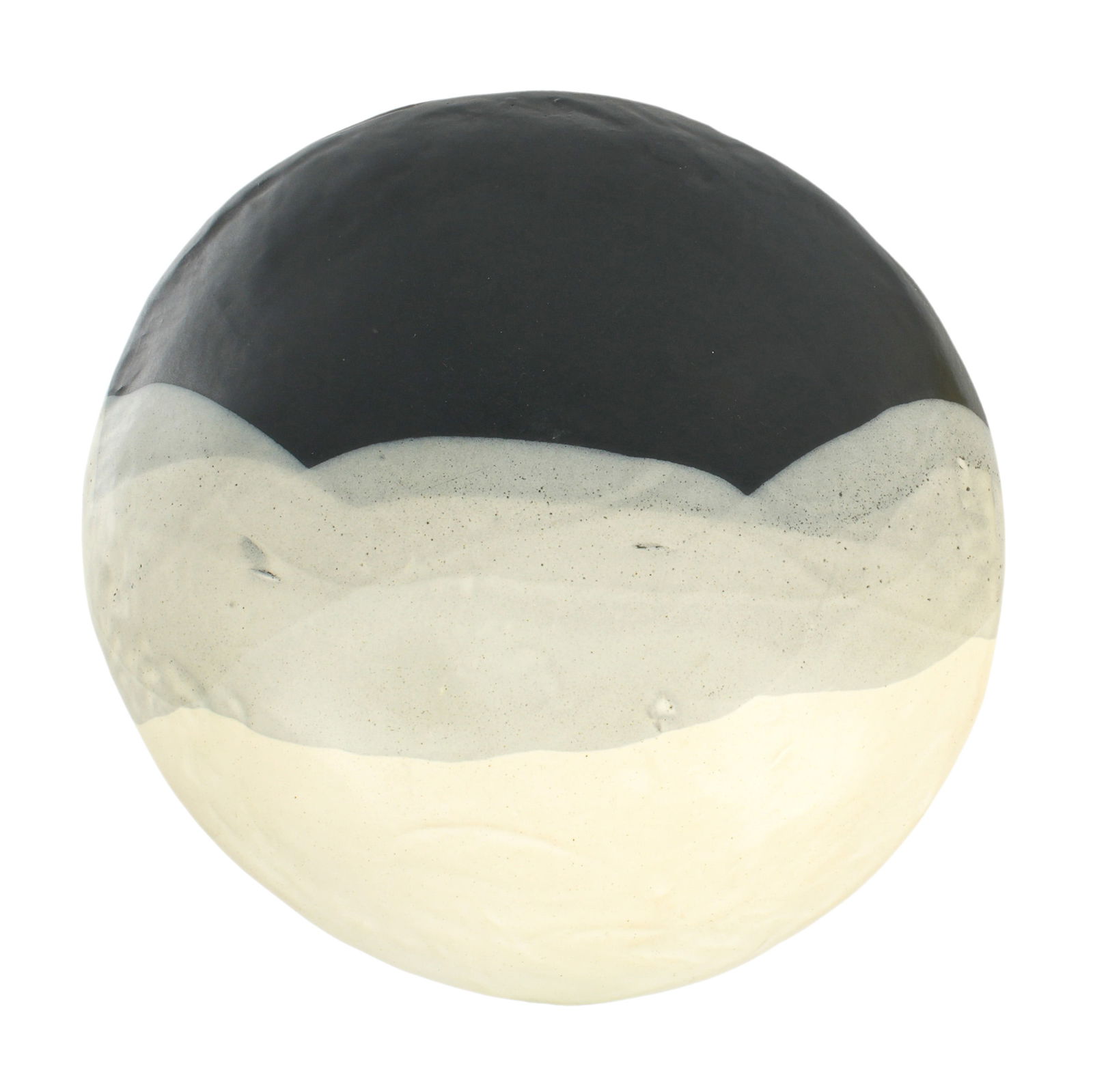 attr Toshiko Takaezu Porcelain River Stone with Rattle (1 of 2)