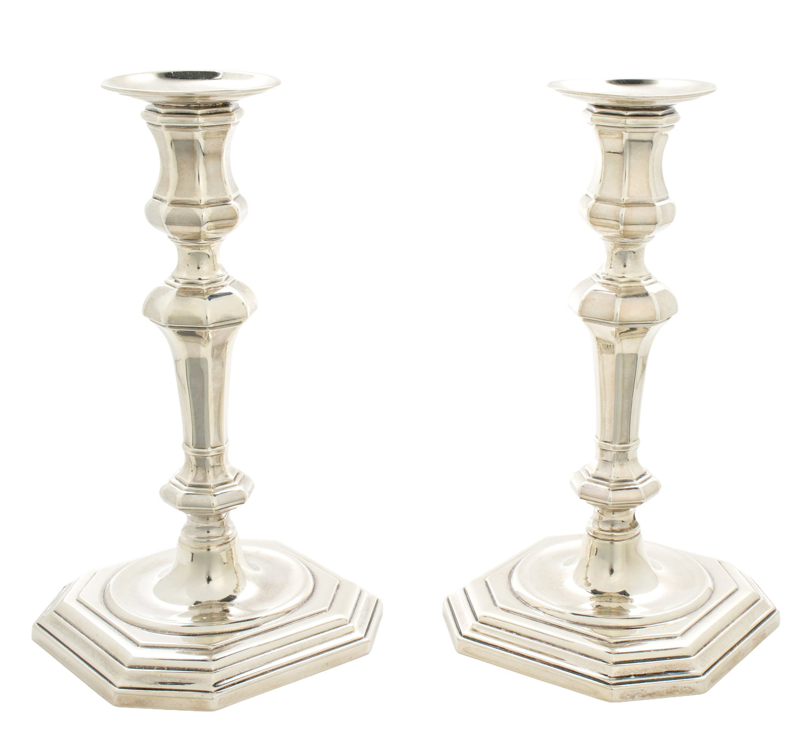 Pair Italian Sterling Candlesticks Stamped Tiffany (1 of 8)