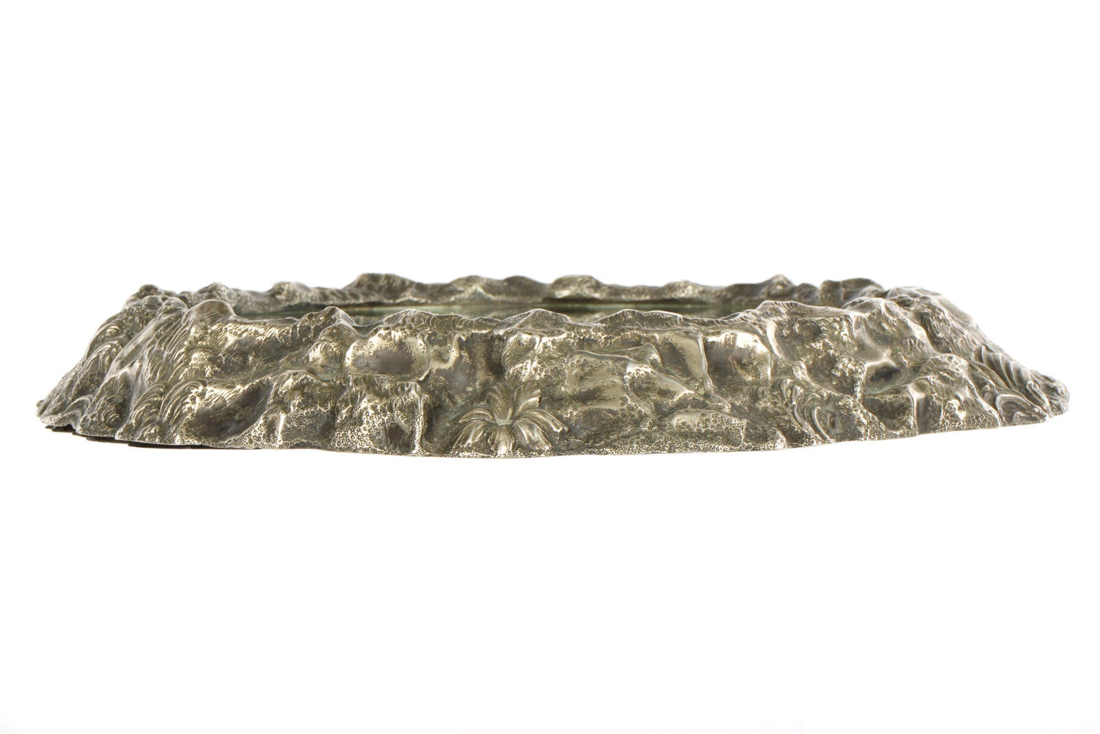 Silvered Mirrored Table Plateau - 3