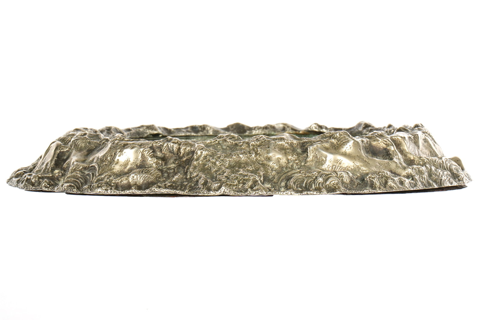 Silvered Mirrored Table Plateau - 5