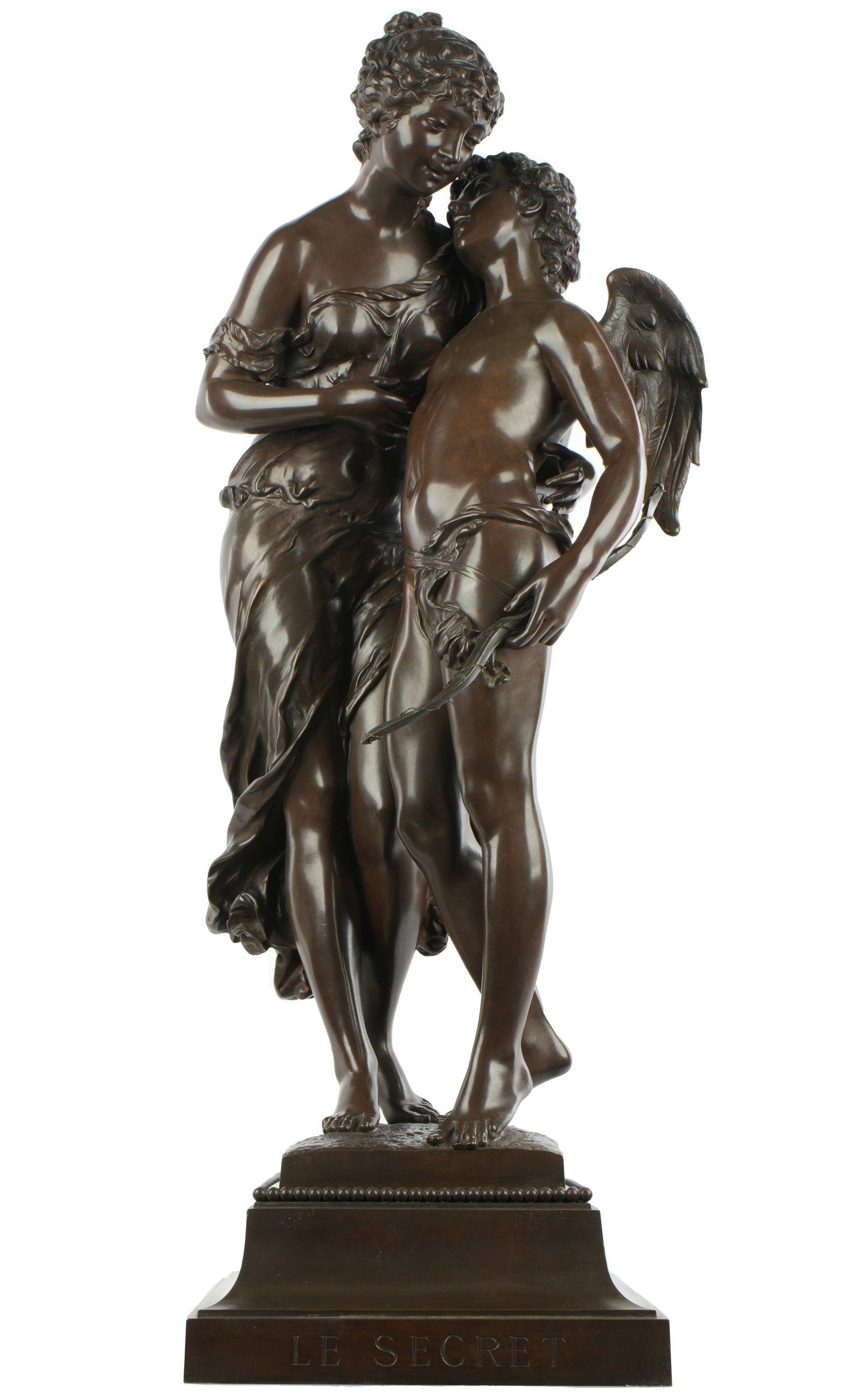 Jean Ferville Cupid and Psyche Bronze Sculpture (1 of 8)