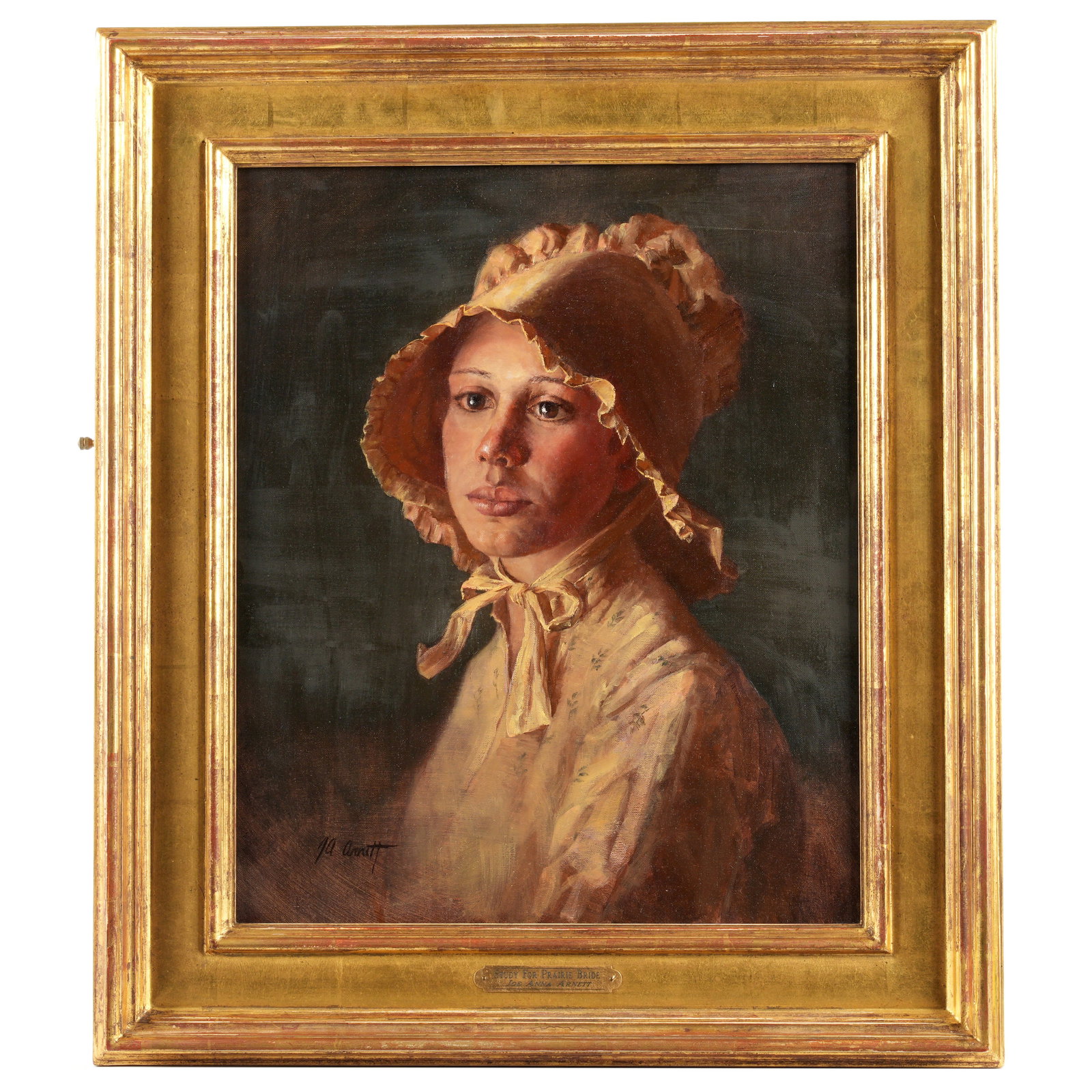 Joe Anna Arnett Study for Prairie Bride Portrait (1 of 8)