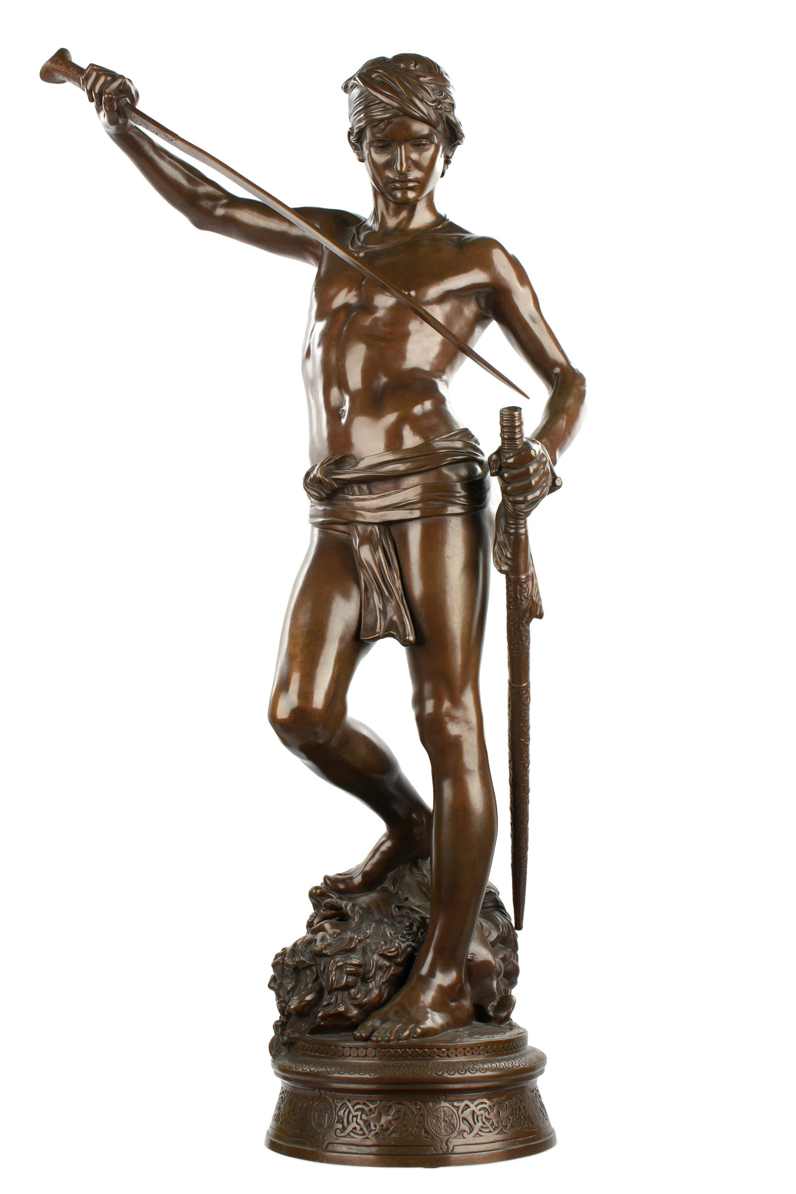 Marius Mercie David Vainquere Goliath Bronze (1 of 8)
