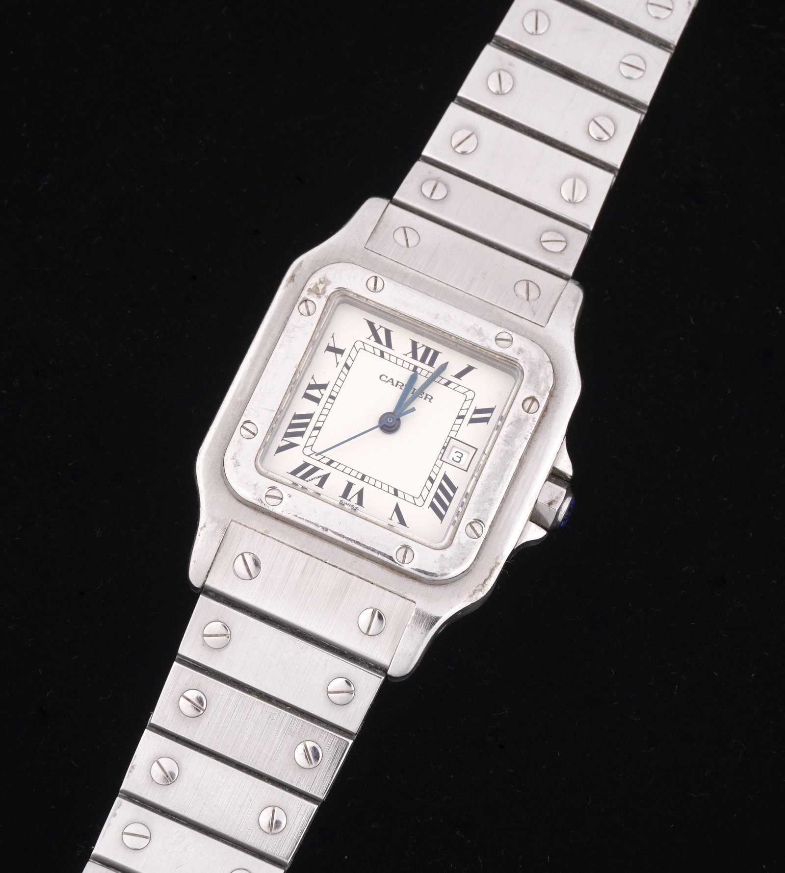 Cartier Santos Stainless Steel Wrist Watch - 3
