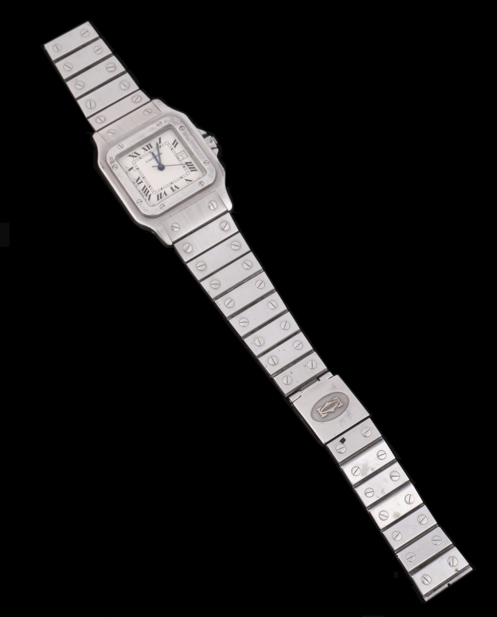 Cartier Santos Stainless Steel Wrist Watch - 8