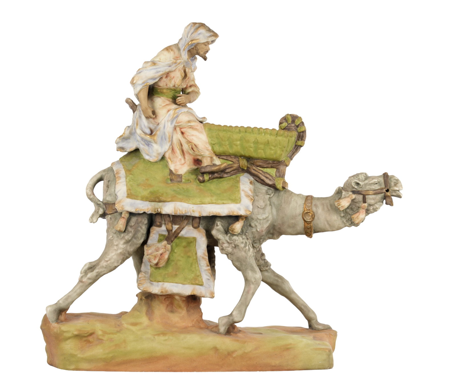 Large Imperial Amphora Ceramic Camel Rider (1 of 8)