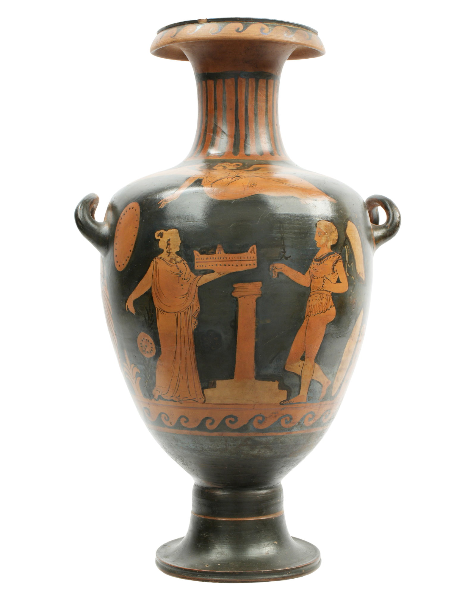 Campanian Red Figure Hydria by CA Painter (1 of 1)