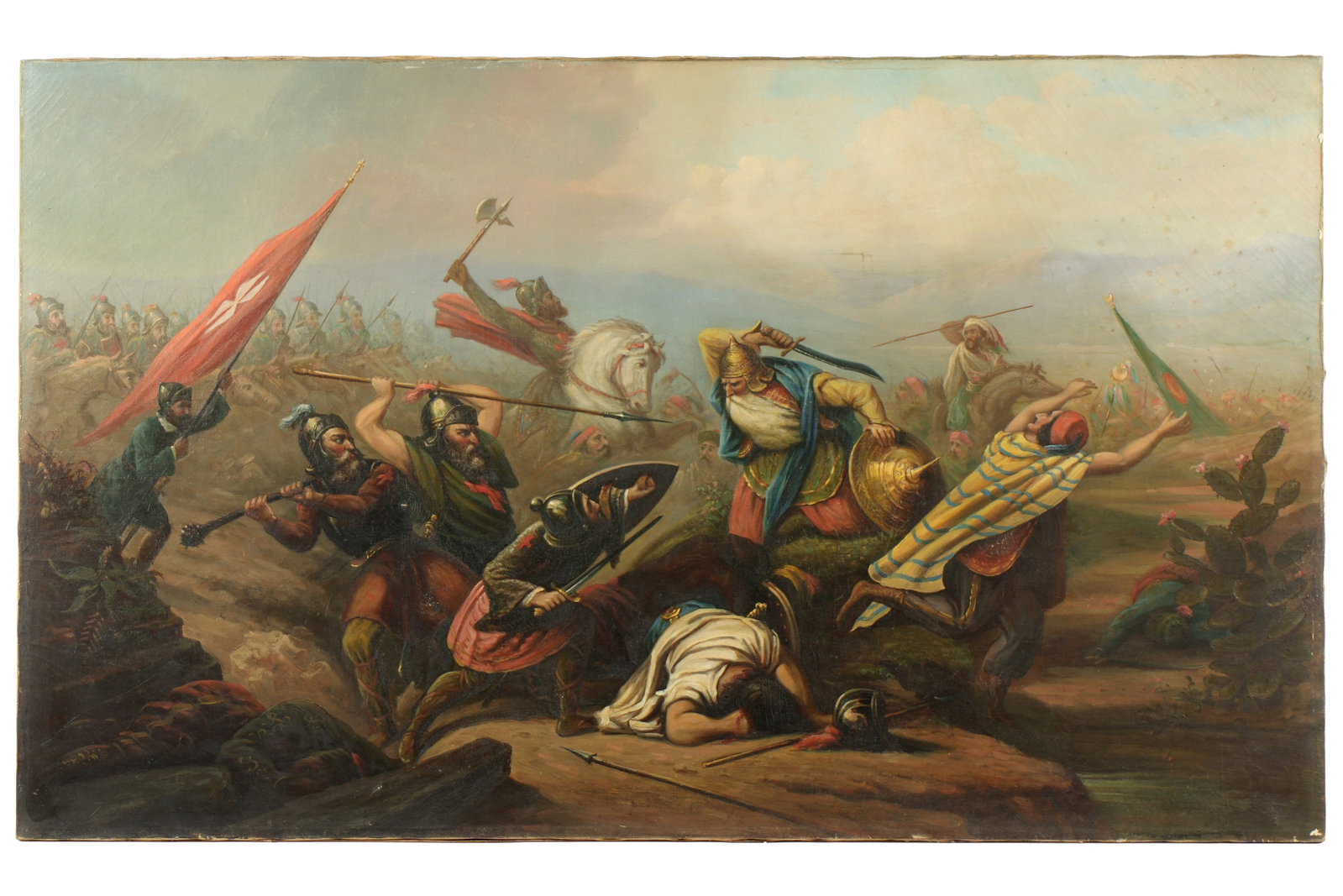 Adam Springfield Battle of Ptolemais Painting (1 of 2)