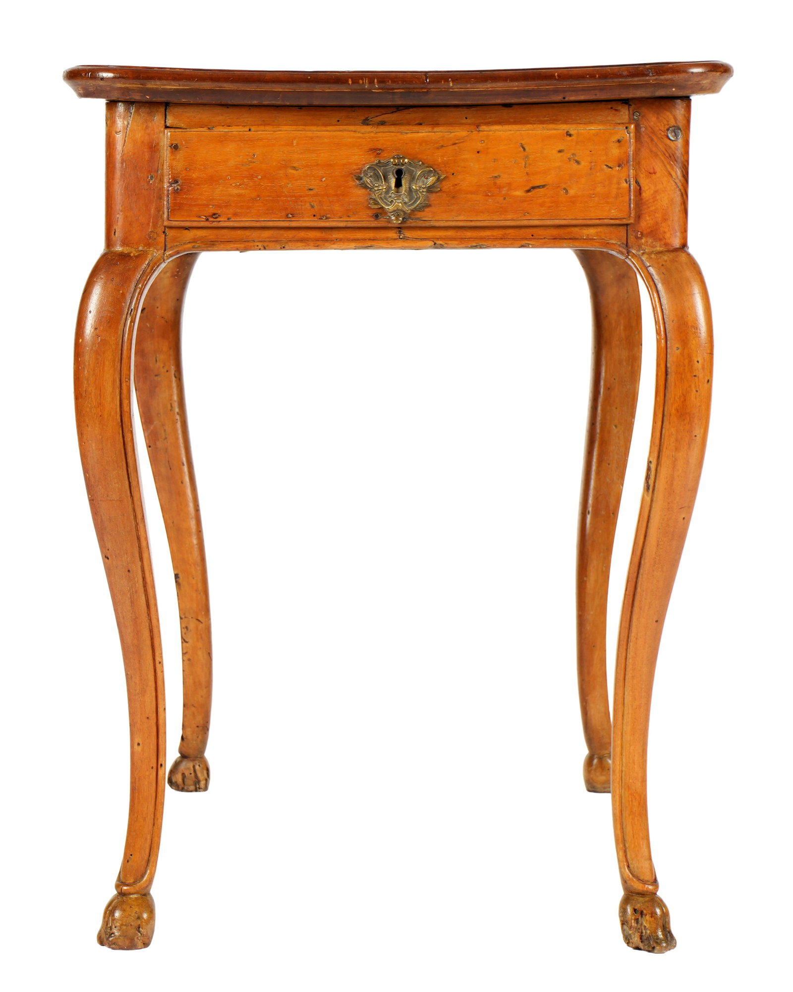French Walnut Single Drawer Work Table - 3