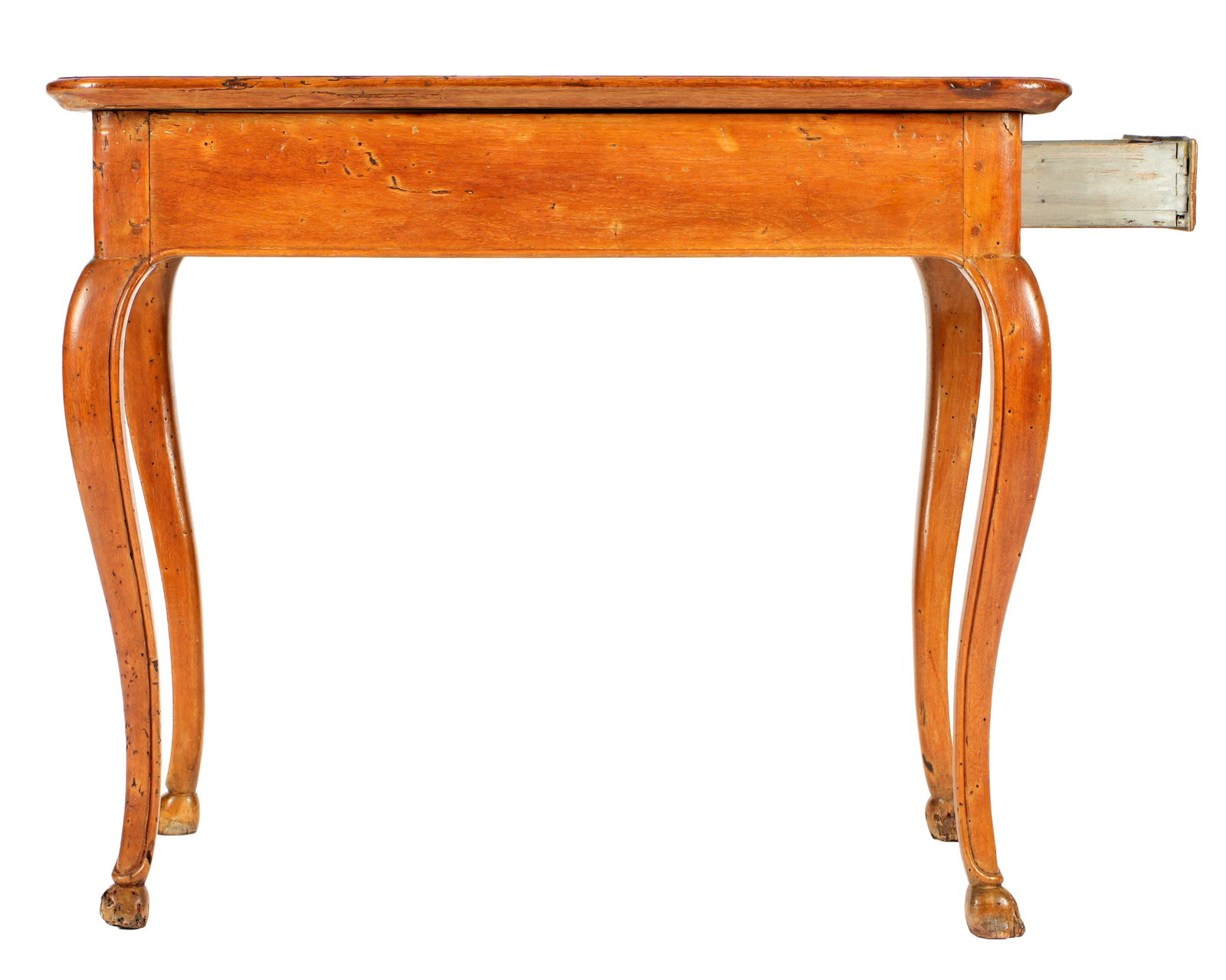 French Walnut Single Drawer Work Table - 5