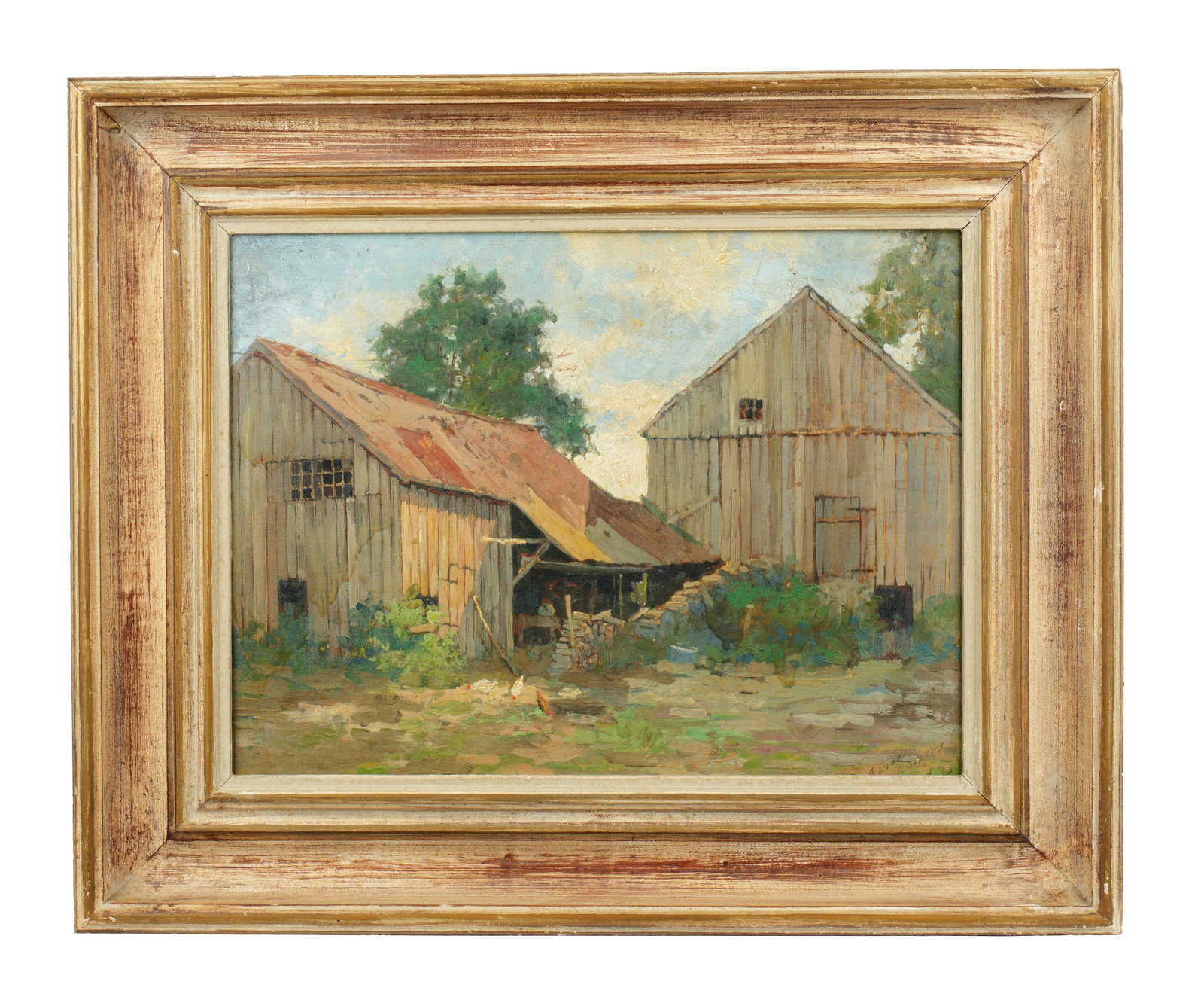 Anton Rudert Farm Landscape with Chickens (1 of 6)